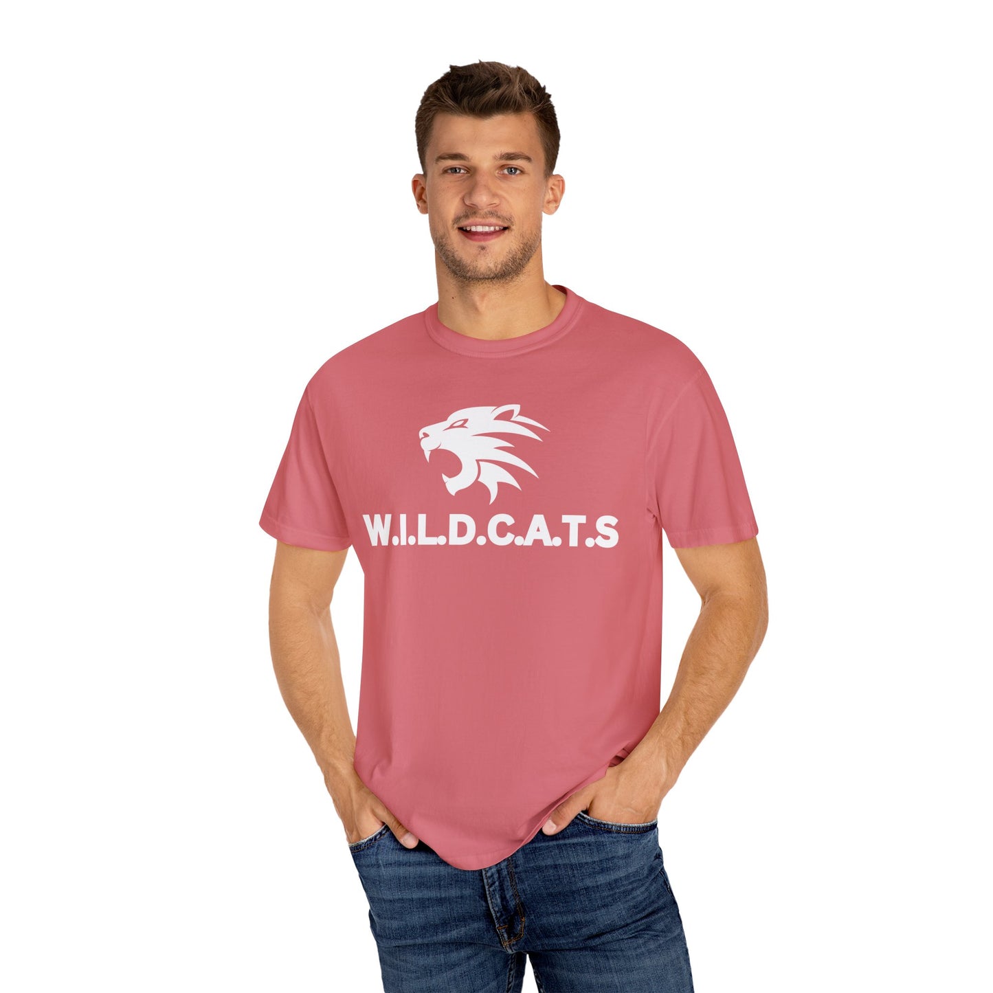 Wildcats Christian White Letters & Image Specialty