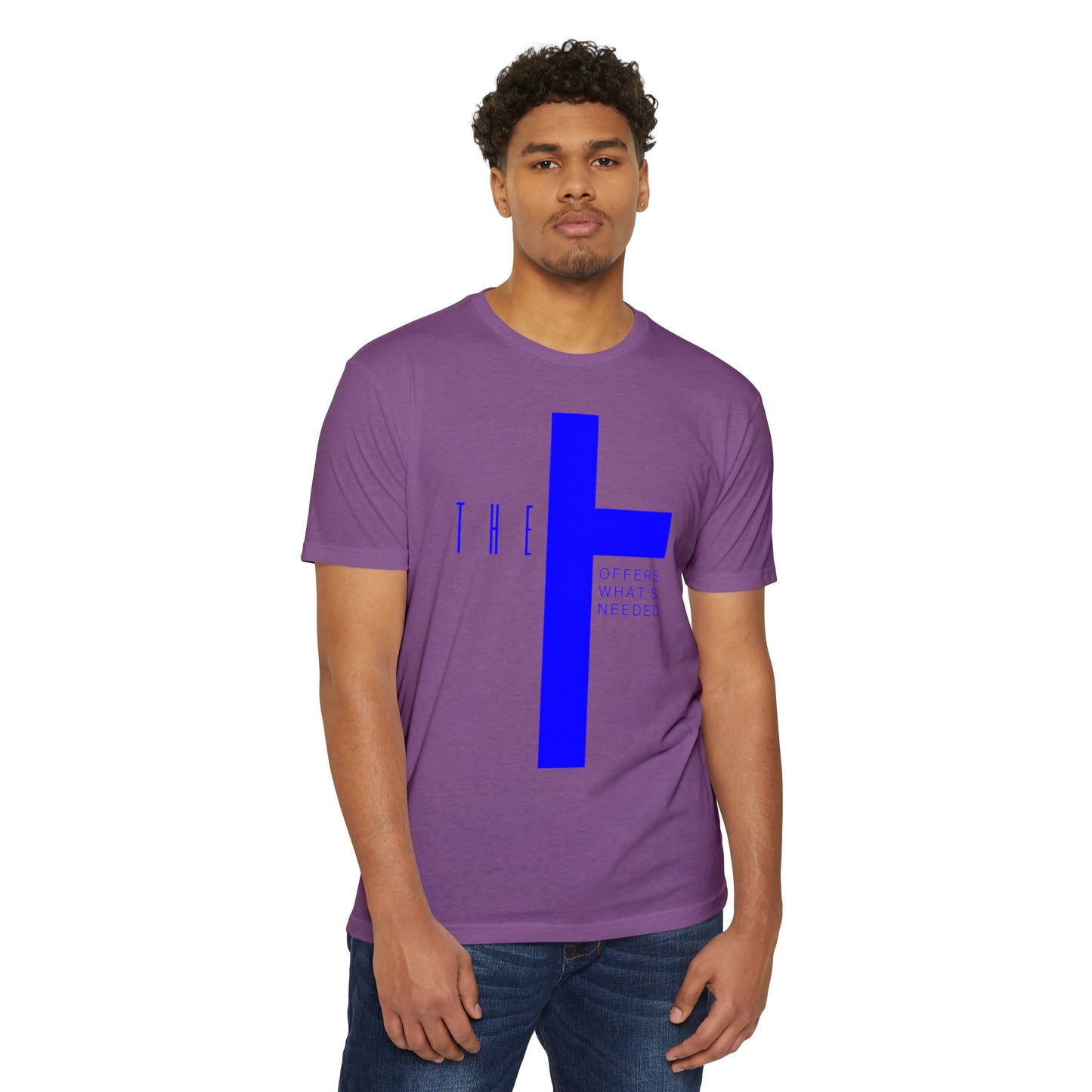 T-Town Blue Cross & Letters Blended