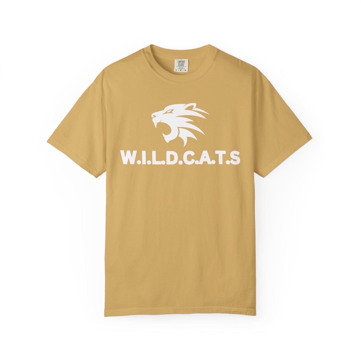 Wildcats Christian White Letters & Image Specialty