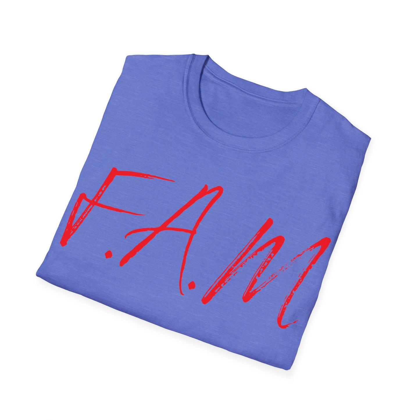 Fam Christian Red Letters & Image