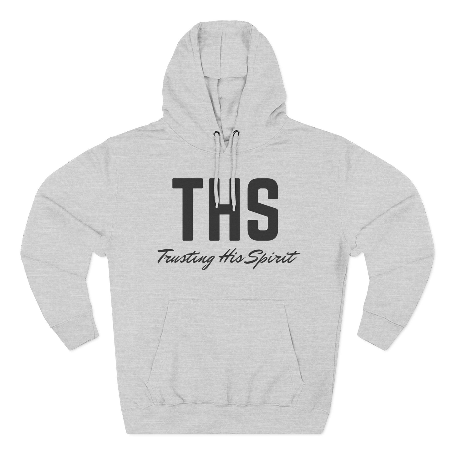 Adult THS Christian Black Letters Hoodie