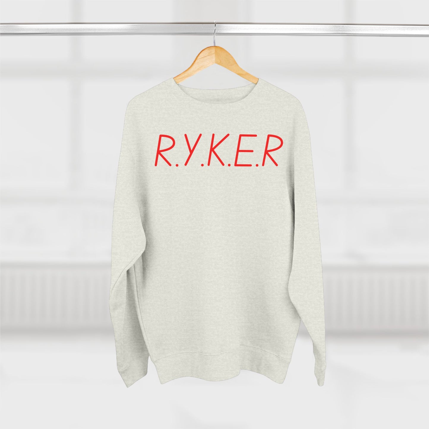 RYKER Christian Red Letters Crewneck
