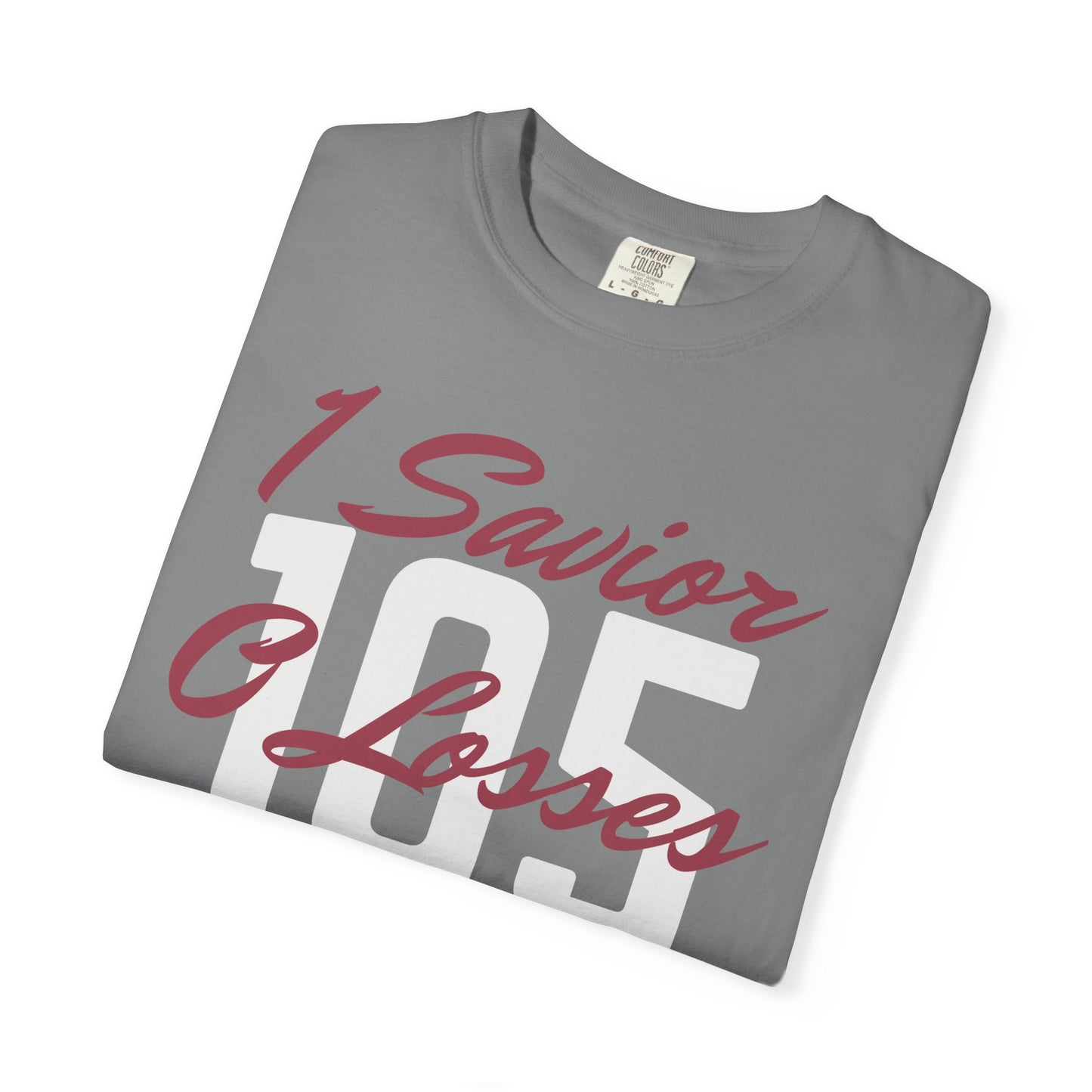 Adult 105 Christian Marron and White Letters