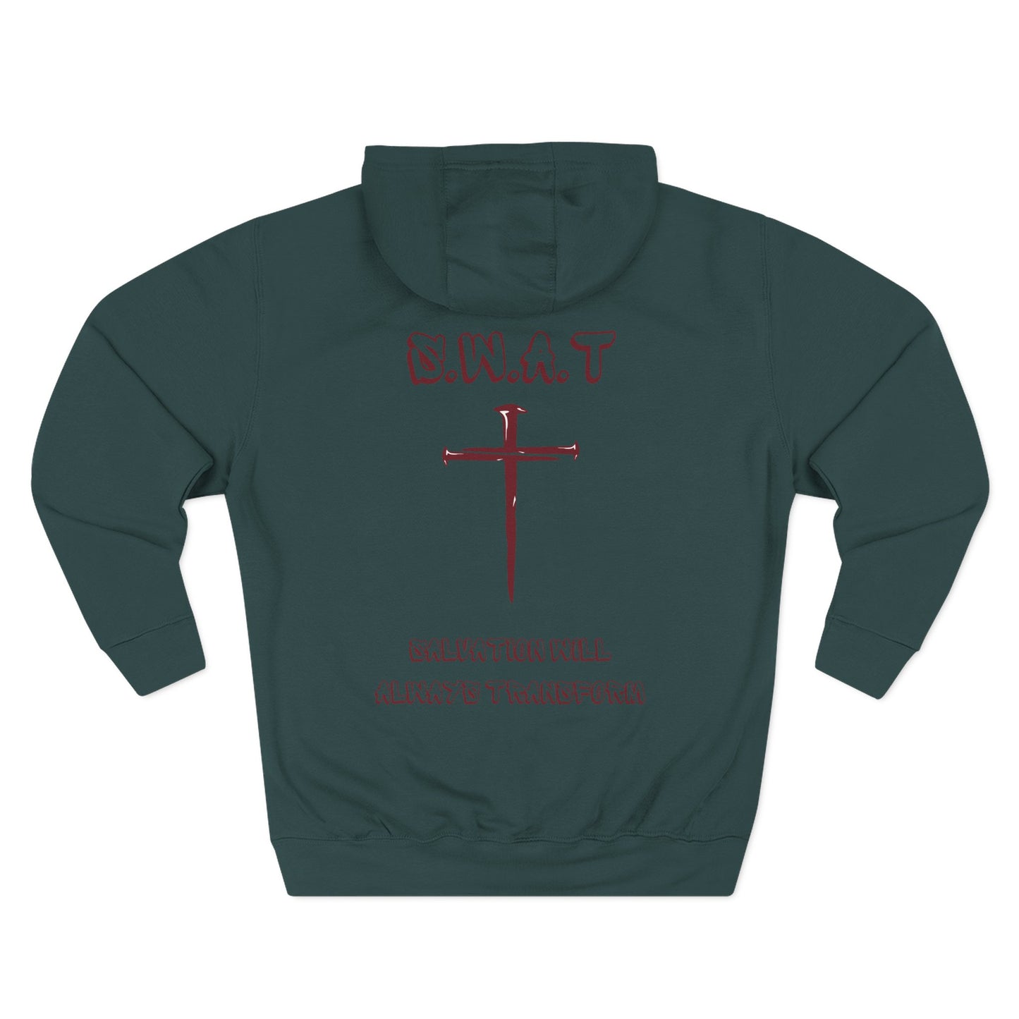 Swat Christian Marron Words Hoodie