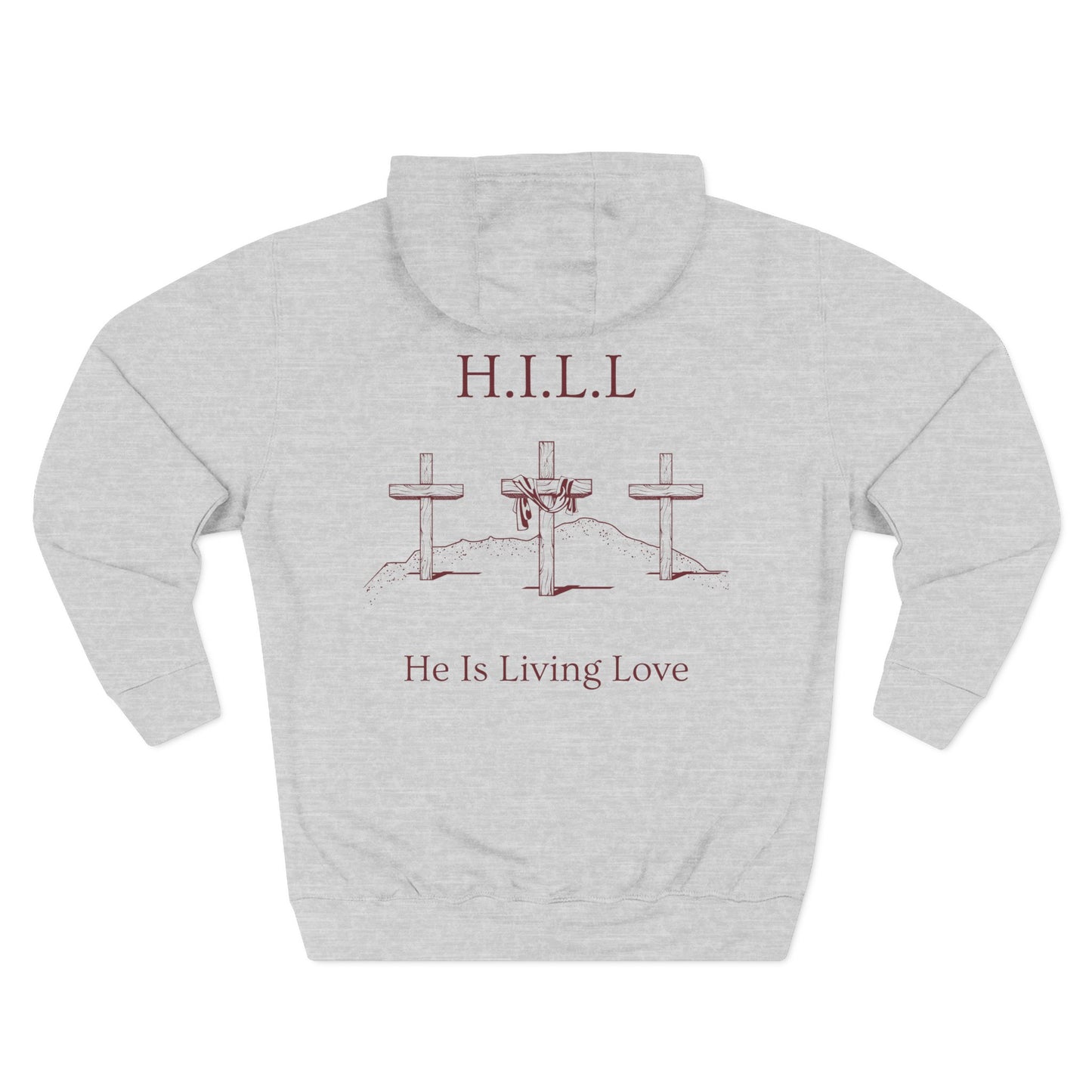 Hill Christian Marron Words Hoodie