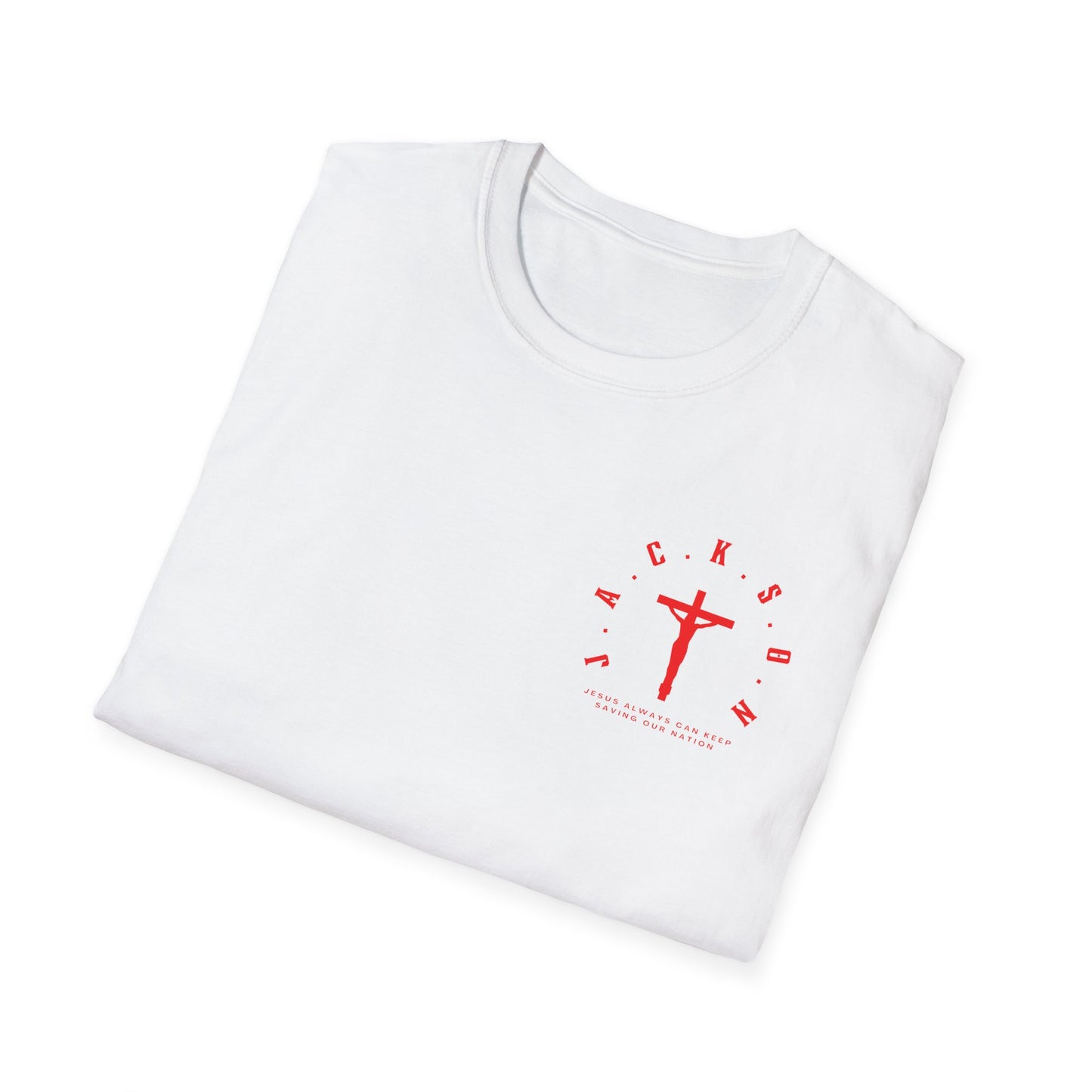 Jackson Believing Christian Red Letters & Cross
