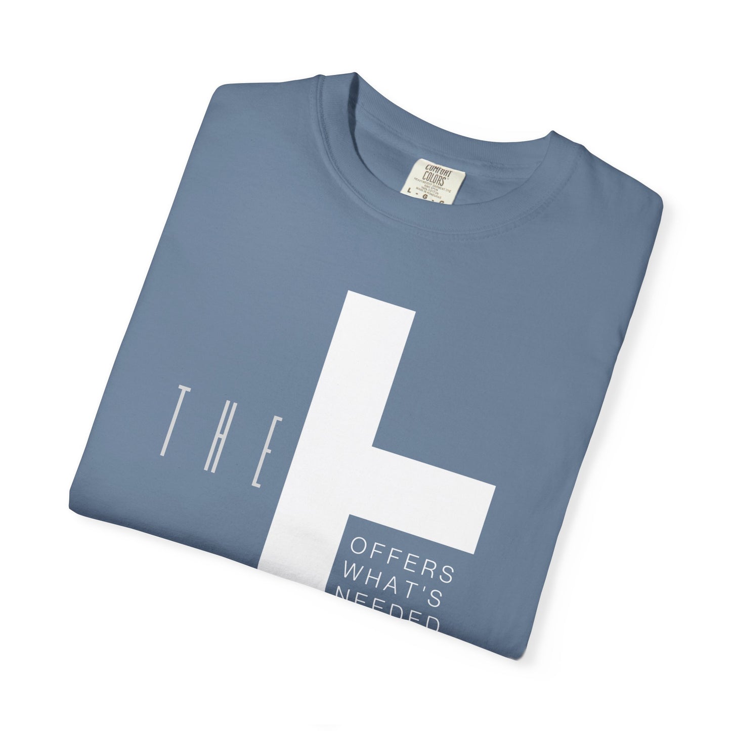 Adult T-Town Christian White Letters & Cross