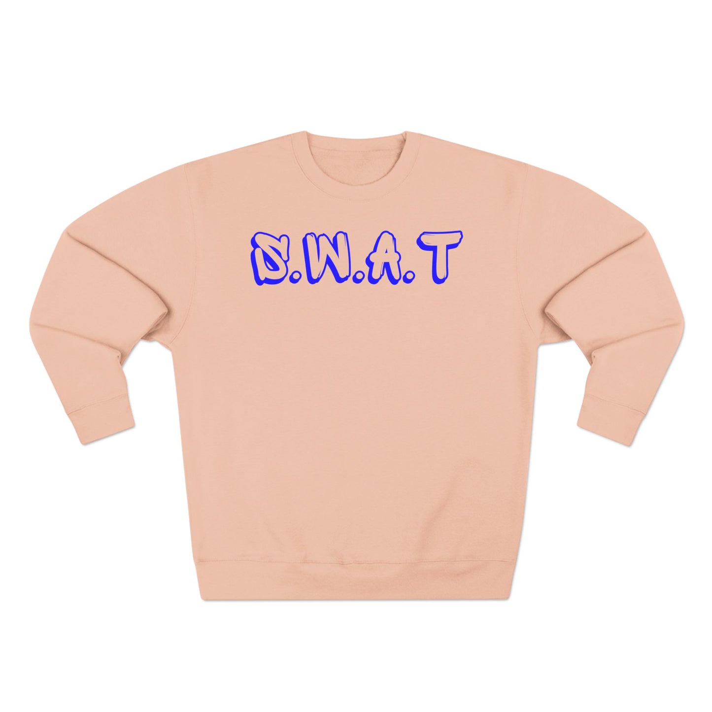 Swat Christian Blue Words Crewneck