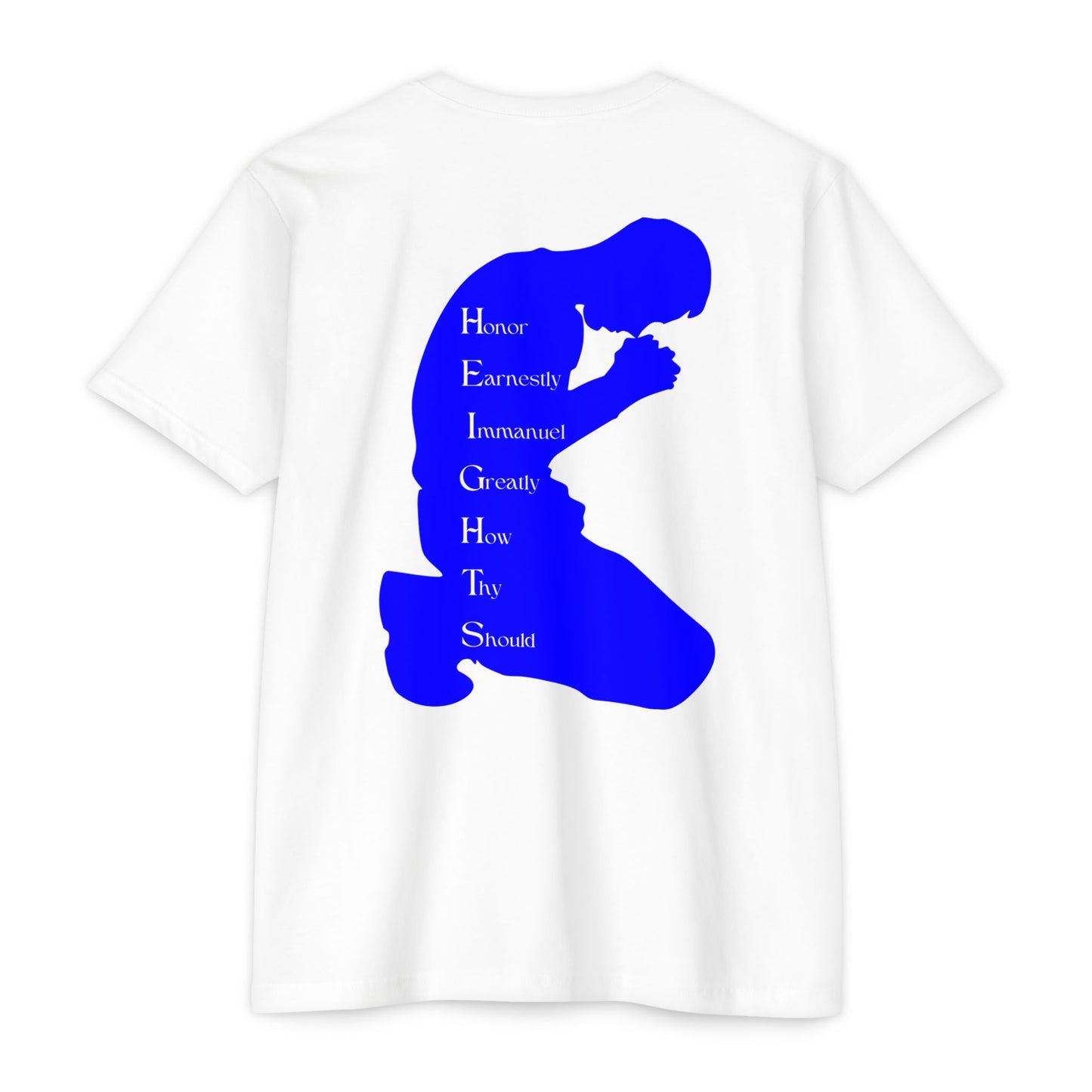 Heights Christian Blue Letters & Image Blended