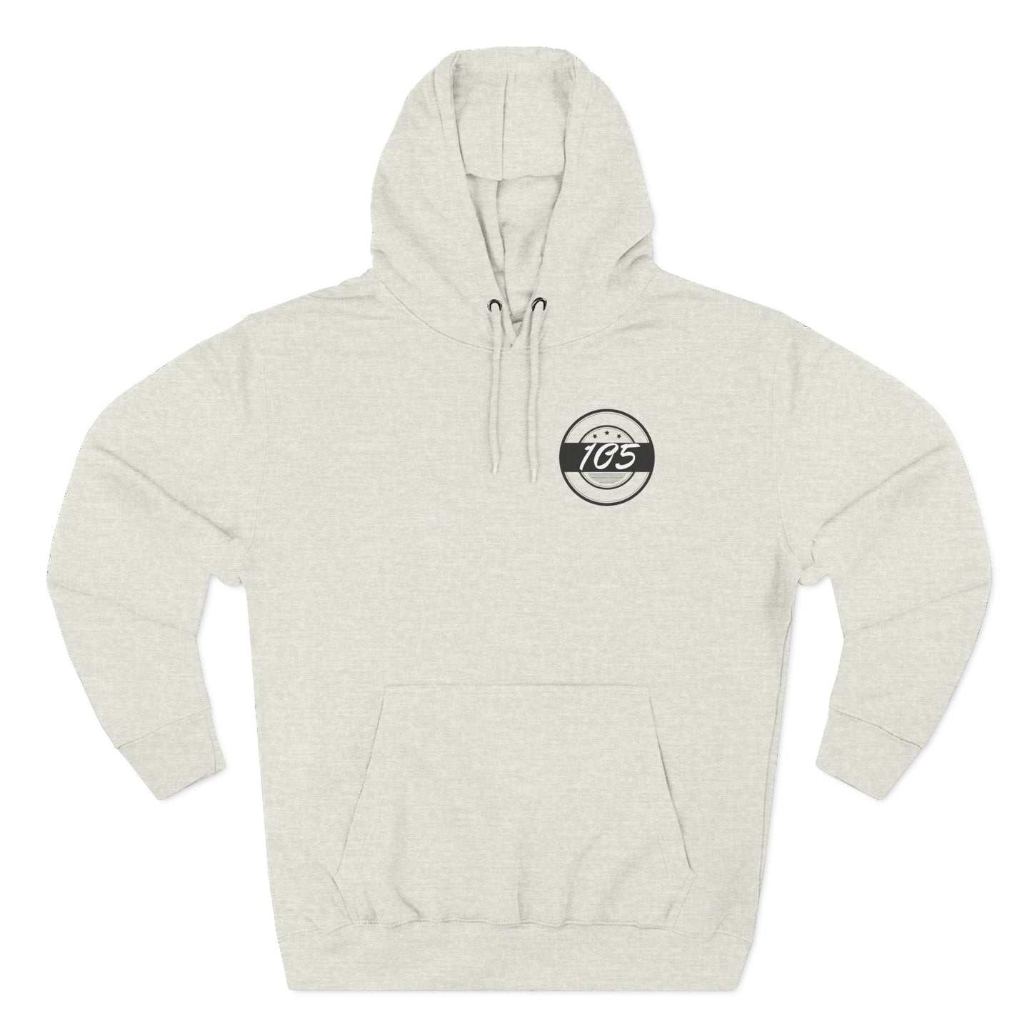 Adult 105 Christian Black and White Letters Hoodie