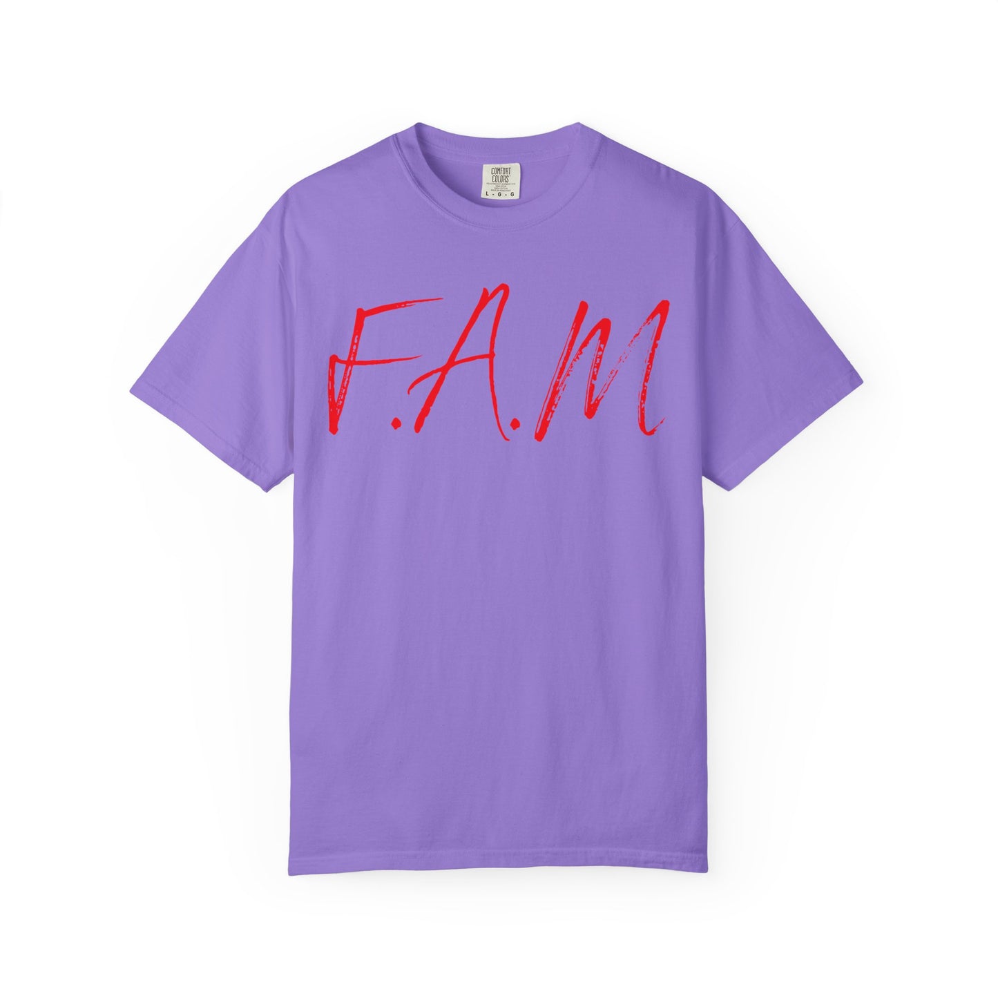 Fam Christian Red Letters & Image