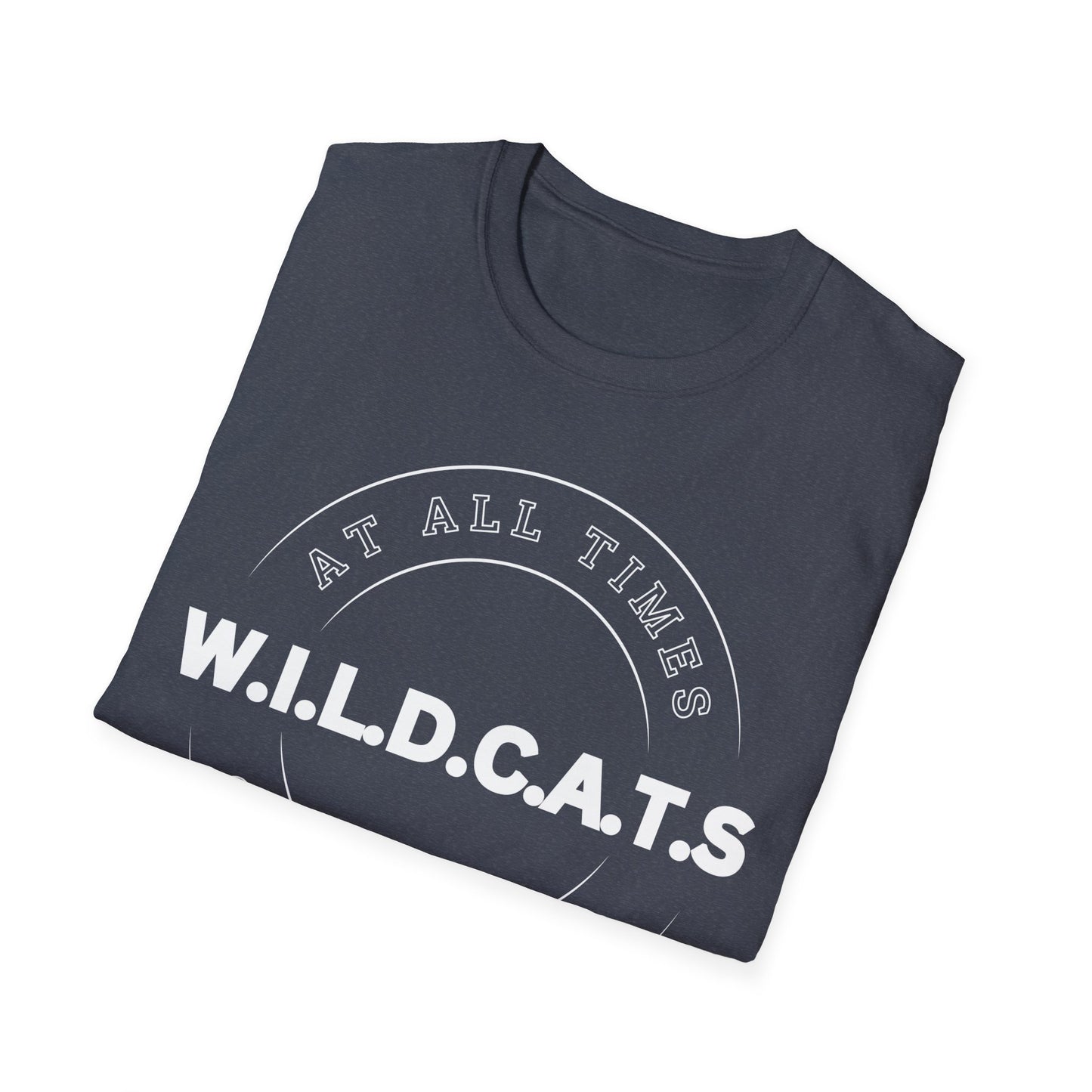 Wildcats Christian White Letters & Picture