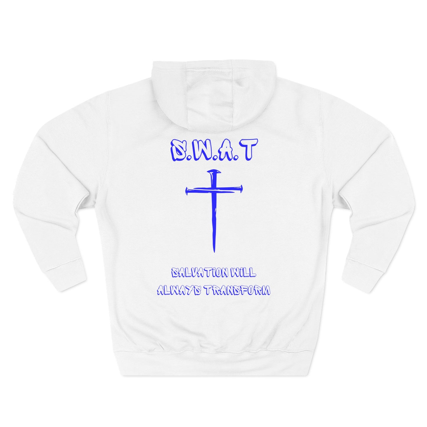 Swat Christian Blue Words Hoodie