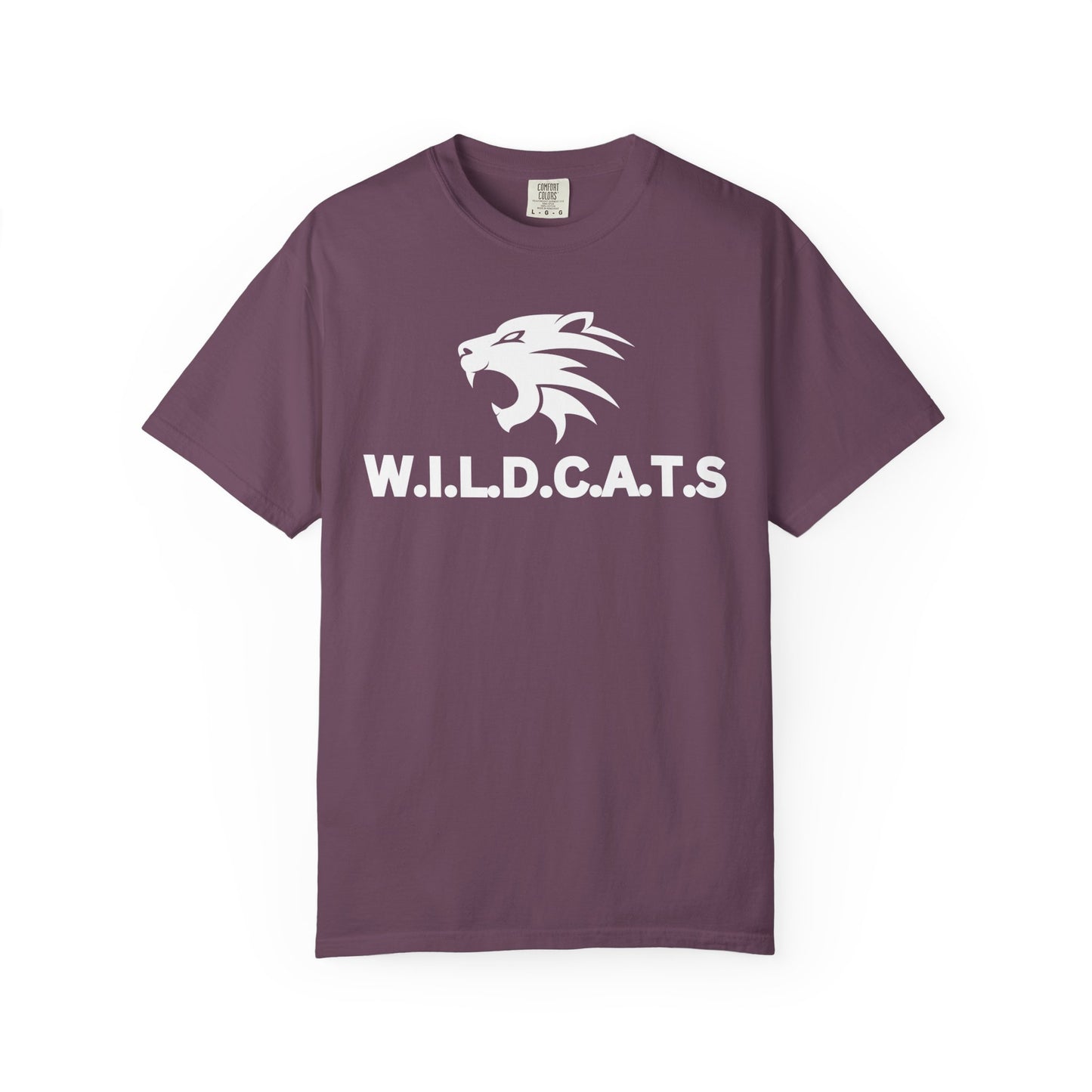 Wildcats Christian White Letters & Image Specialty