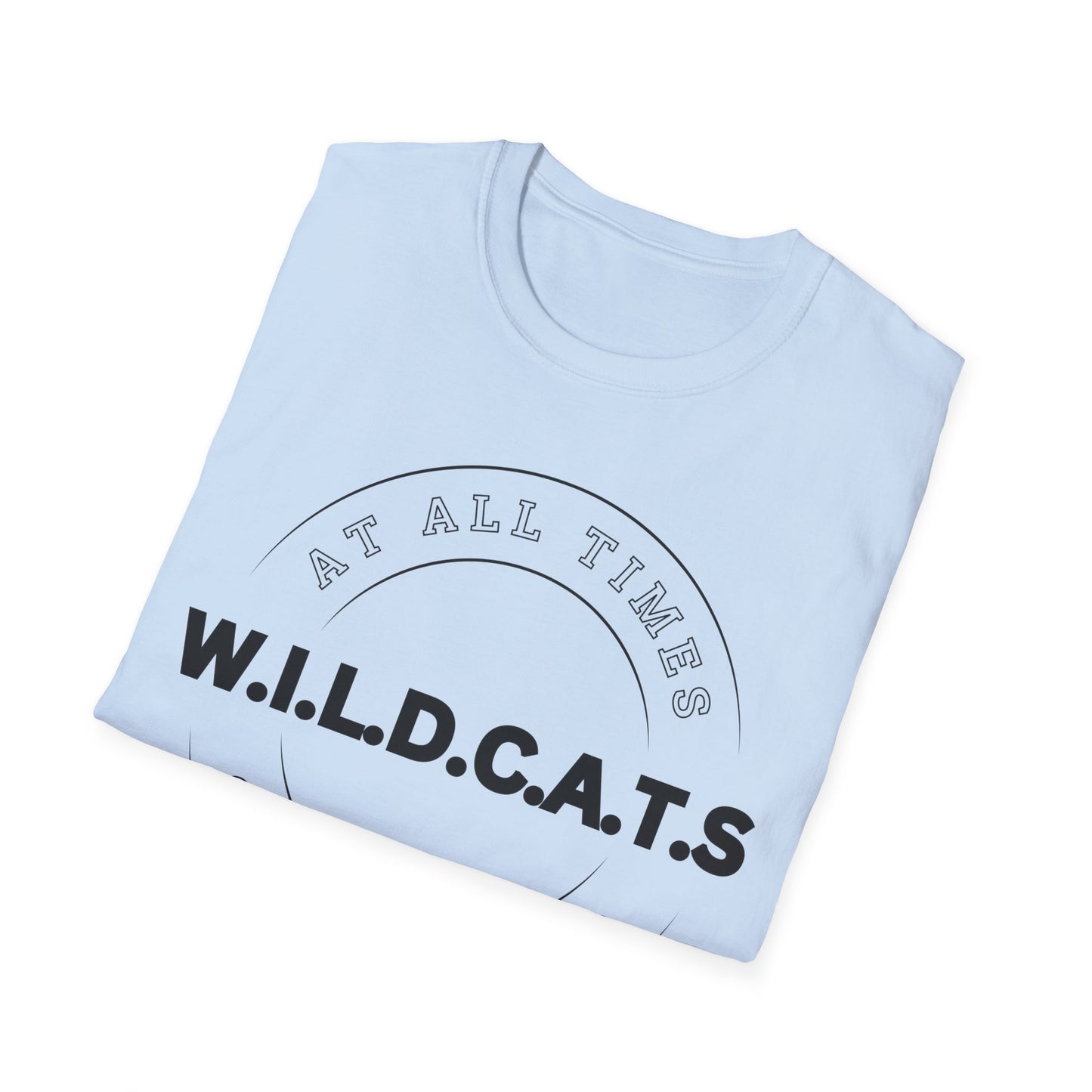 Wildcats Christian Black Letters & Picture