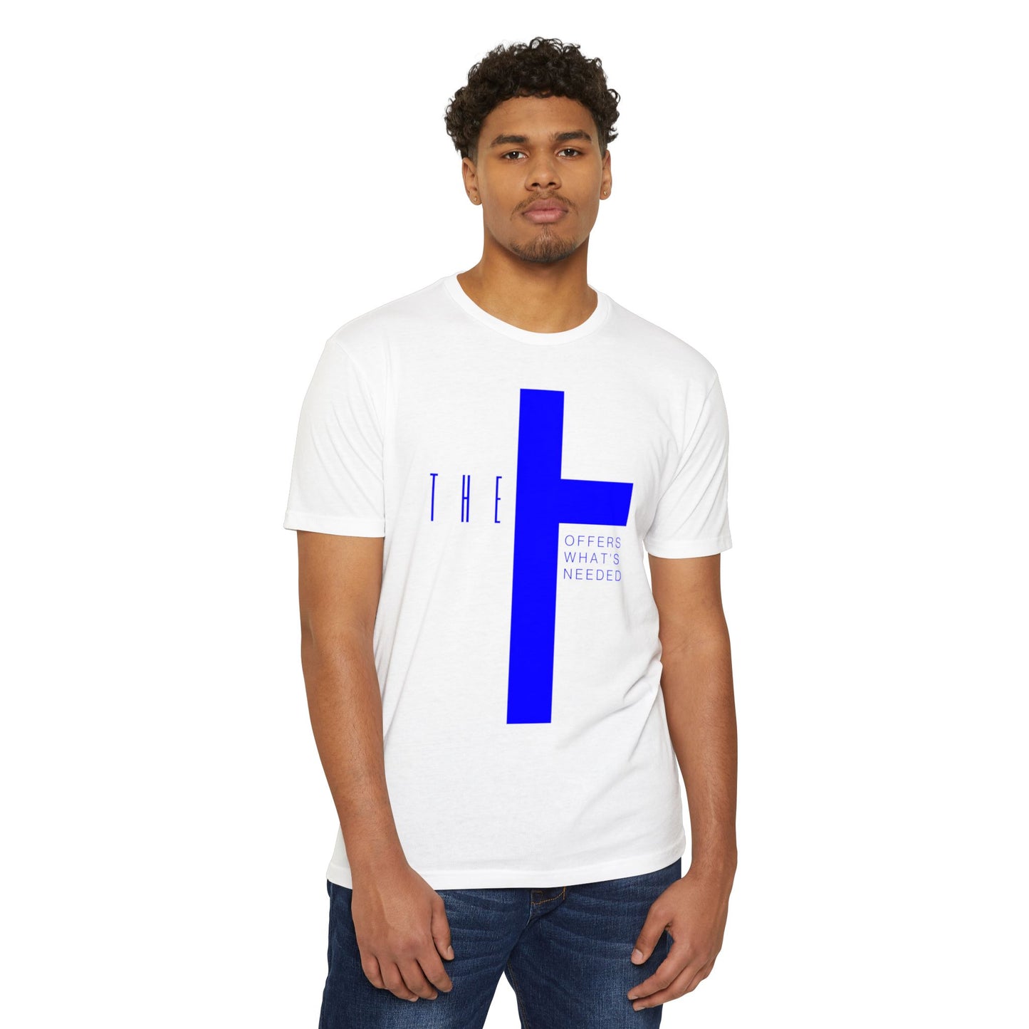 T-Town Blue Cross & Letters Blended