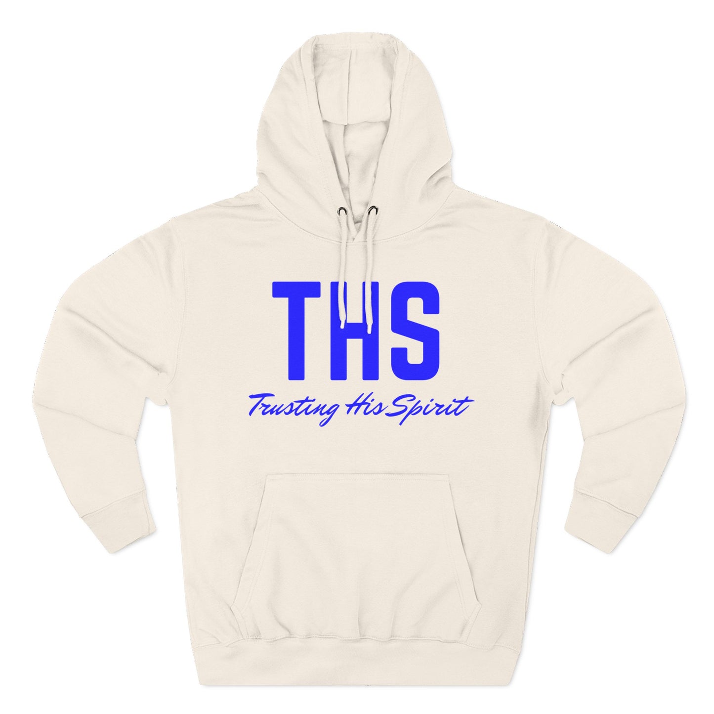 Adult THS Christian Blue Letters Hoodie