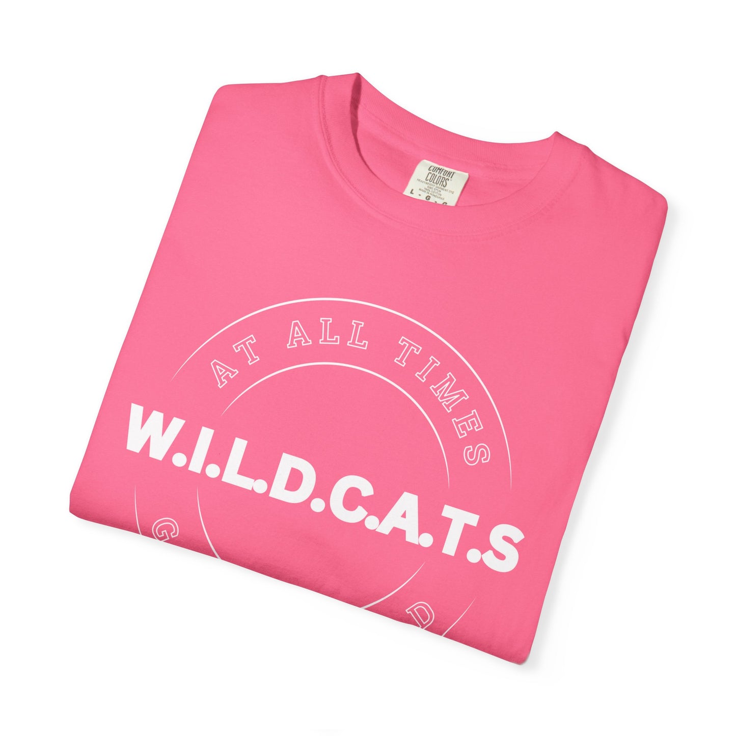 Wildcats Christian White Letters & Picture