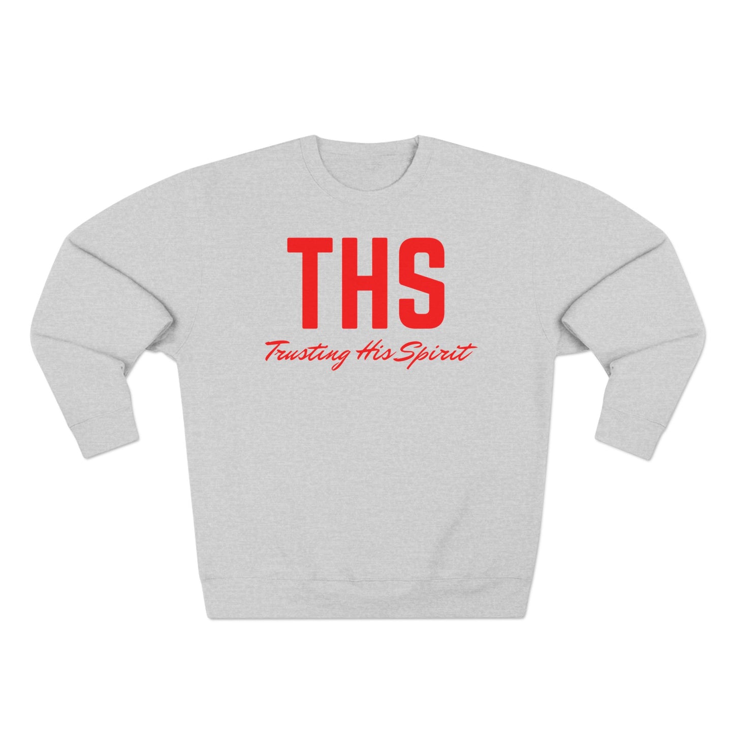 Adult THS Christian Red Letters Crewneck