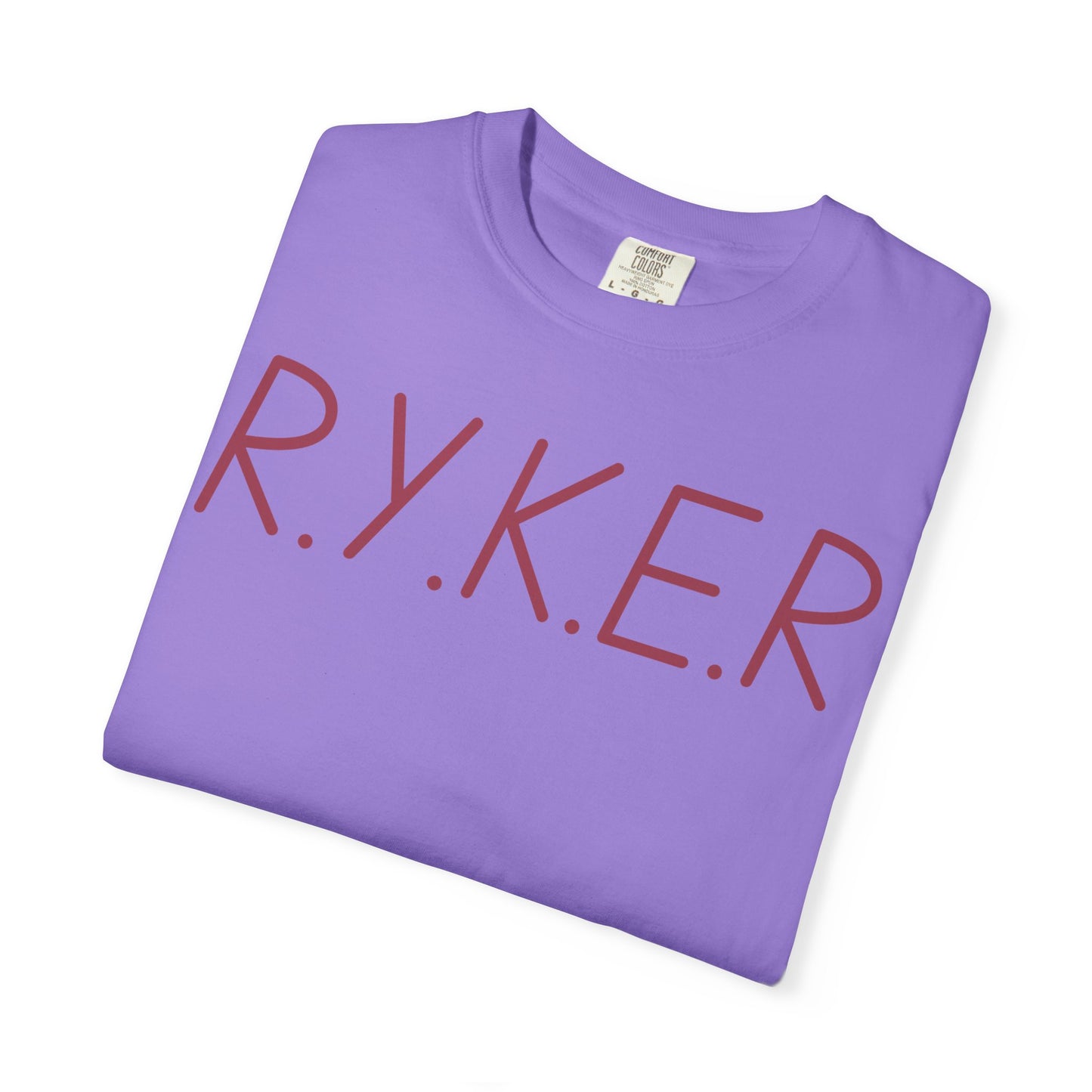 RYKER Christian Marron Letters