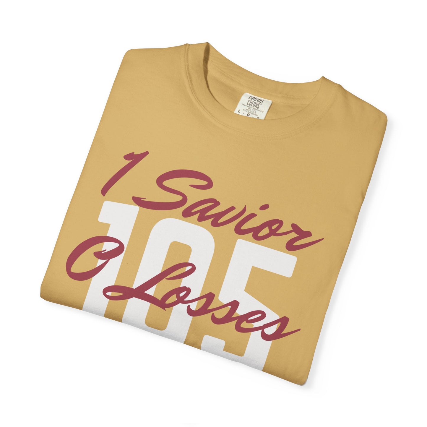 Adult 105 Christian Marron and White Letters