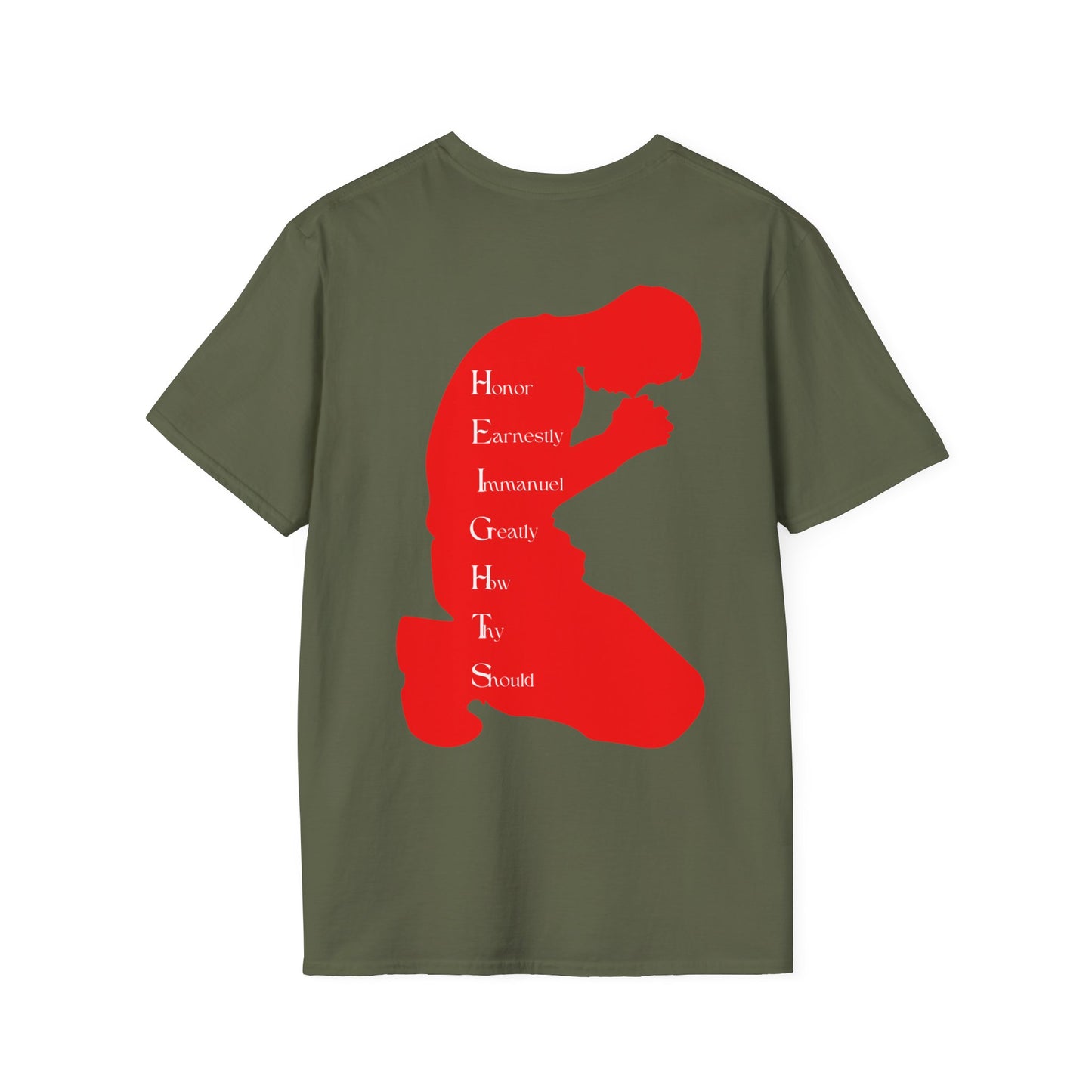 Heights Christian Red Letters & Image