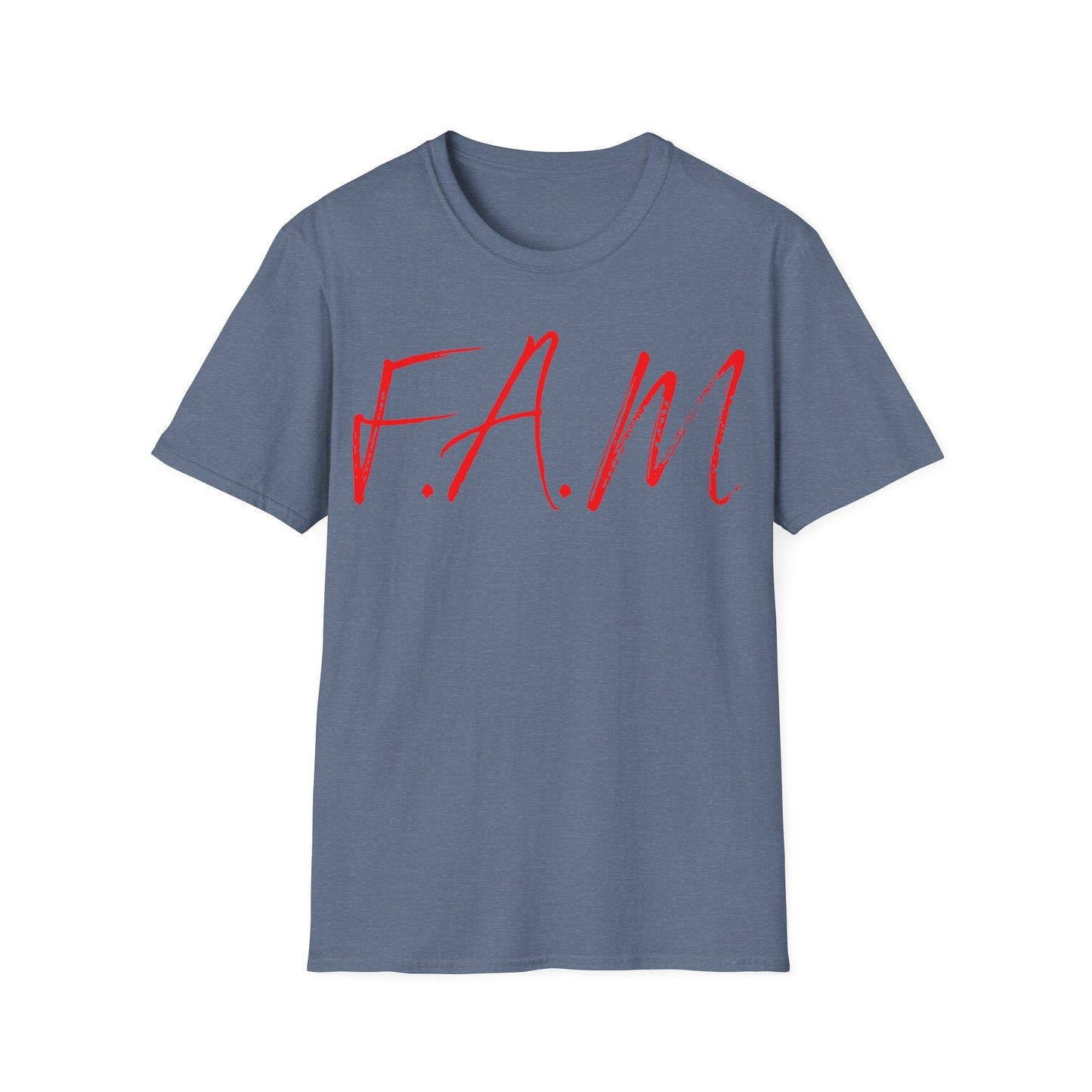 Fam Christian Red Letters & Image