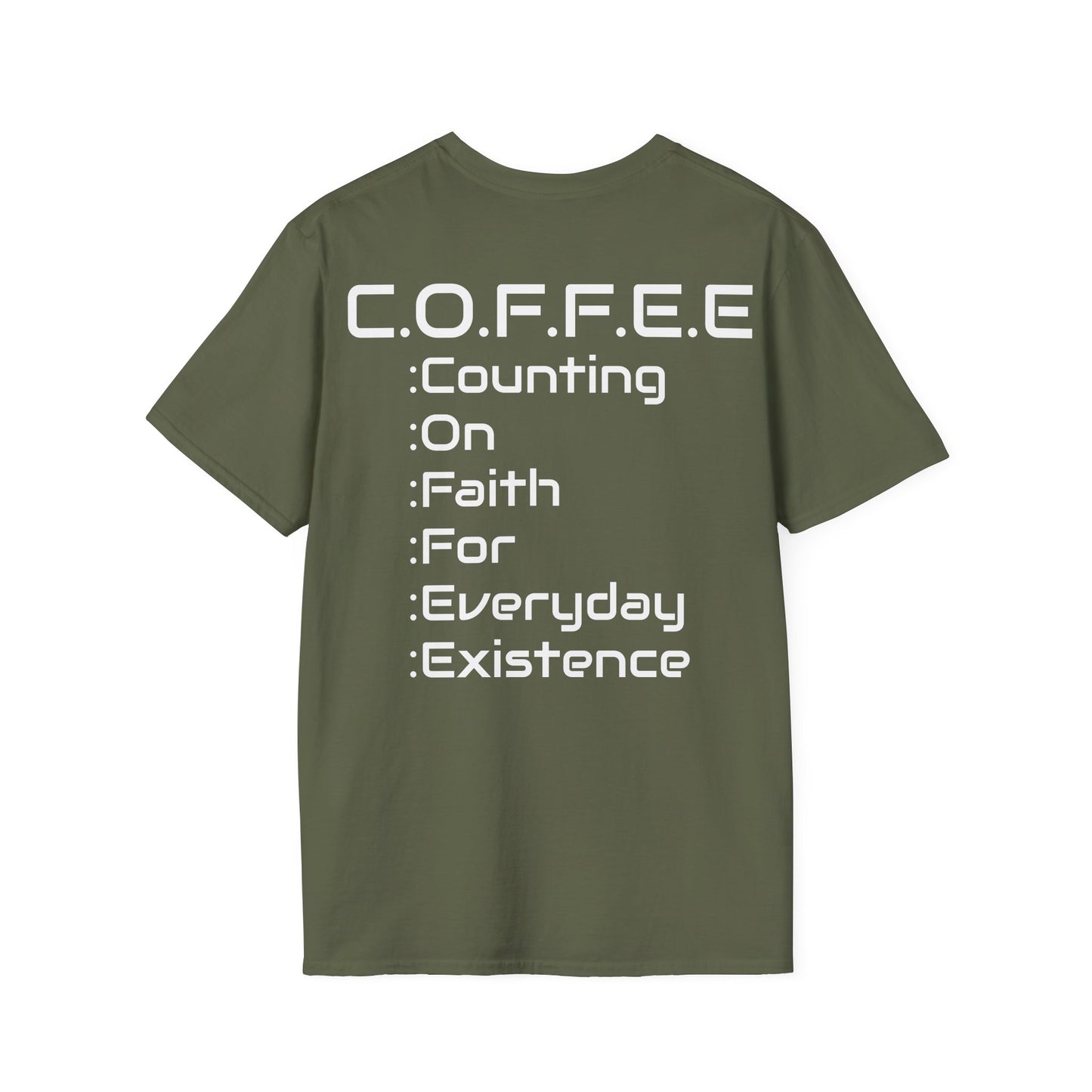 Adult Coffee Christian White Words Only