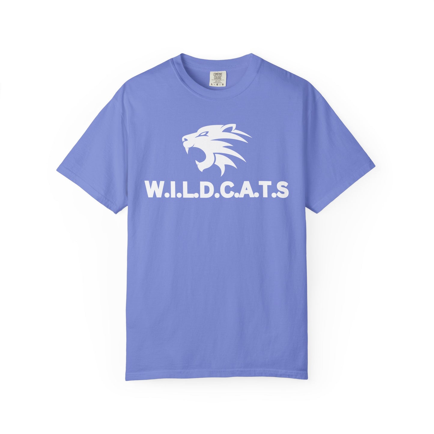 Wildcats Christian White Letters & Image Specialty