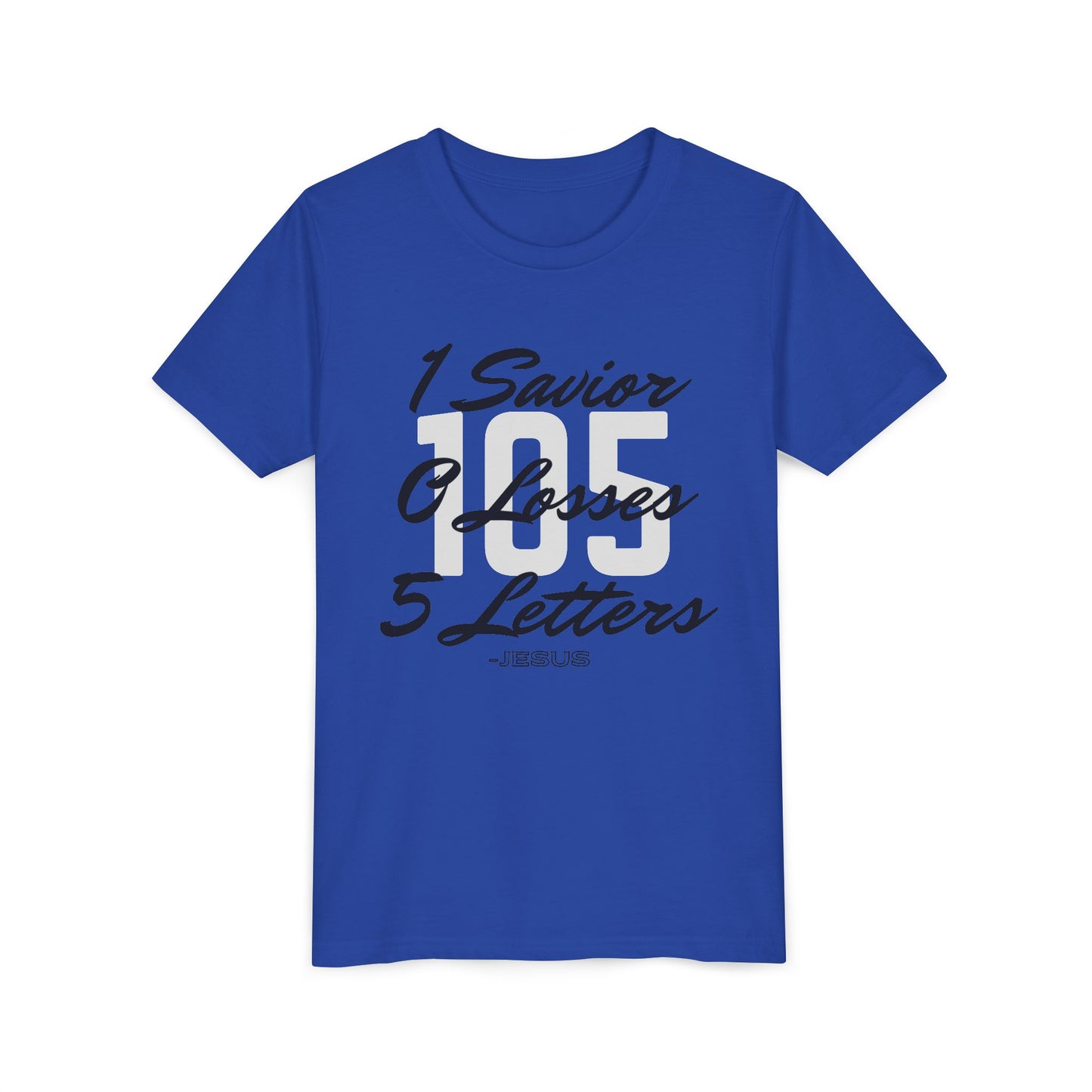 Youth 105 Christian Black and White Letters