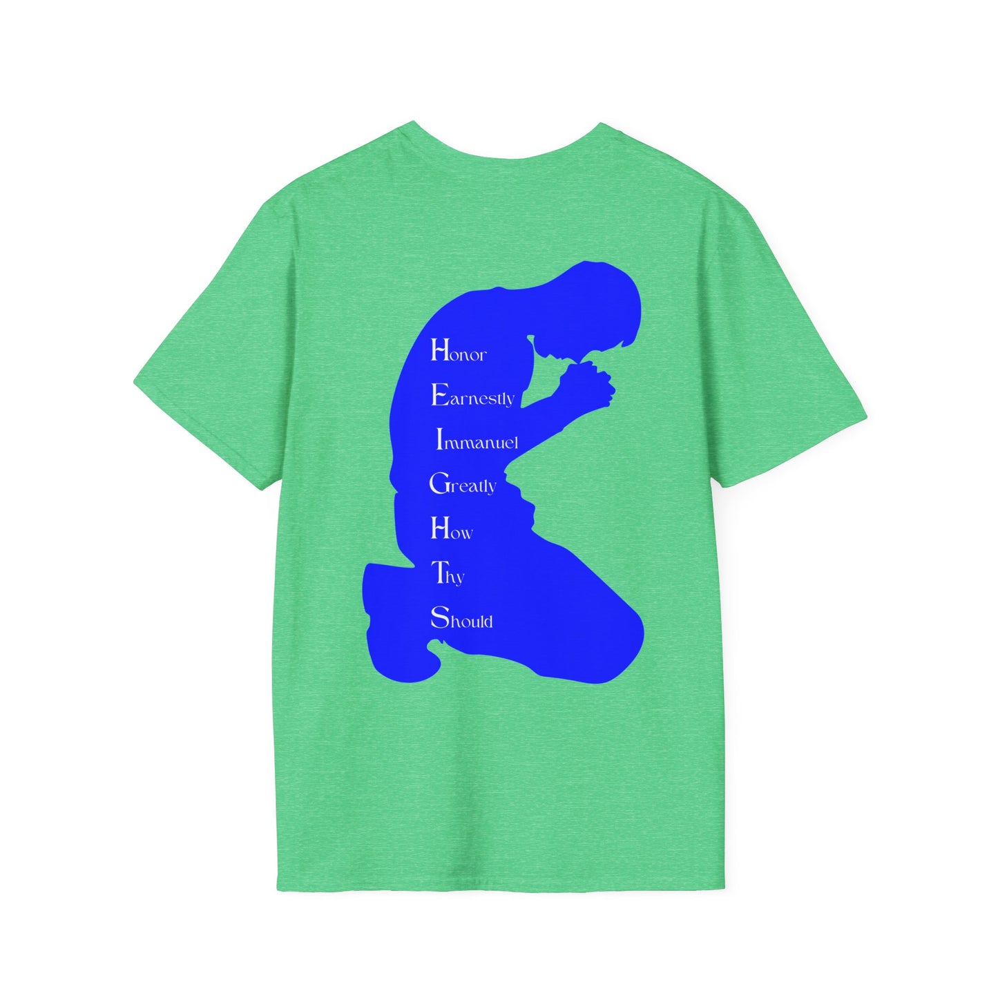 Heights Christian Blue Letters & Image