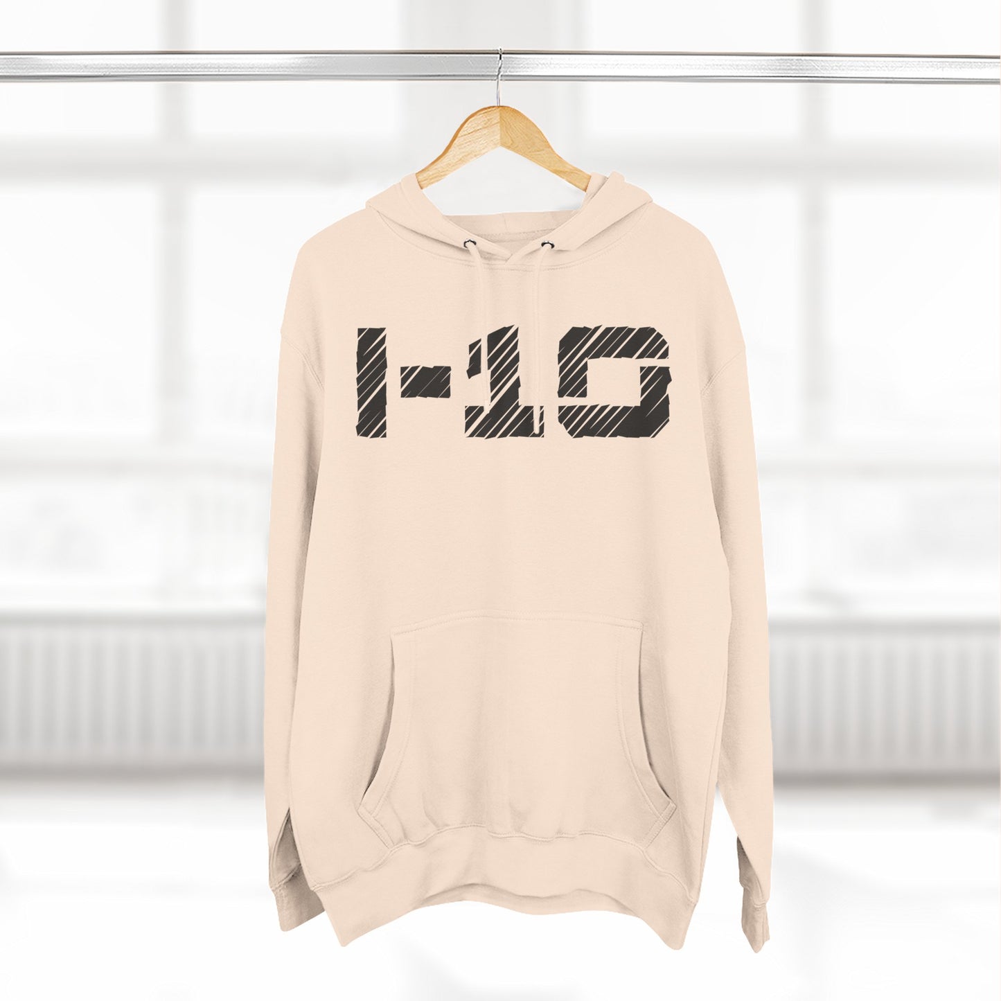 I-10 Christian Black Words Hoodie