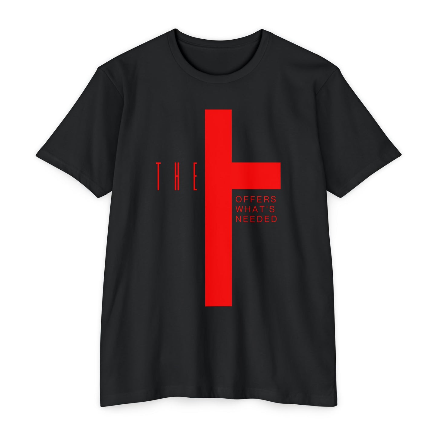 T-Town Red Cross & Letters Blended