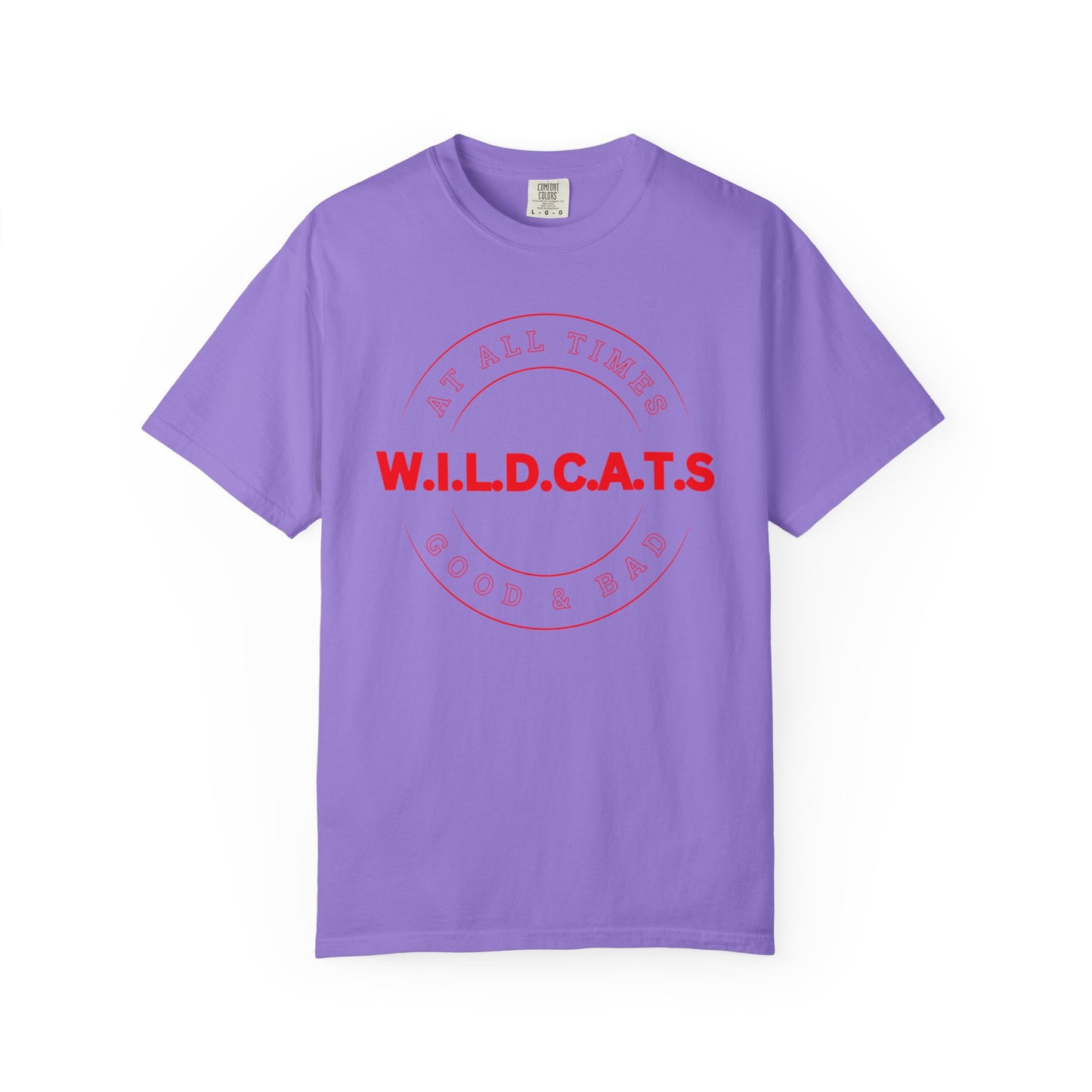 Wildcats Christian Red Letters & Picture