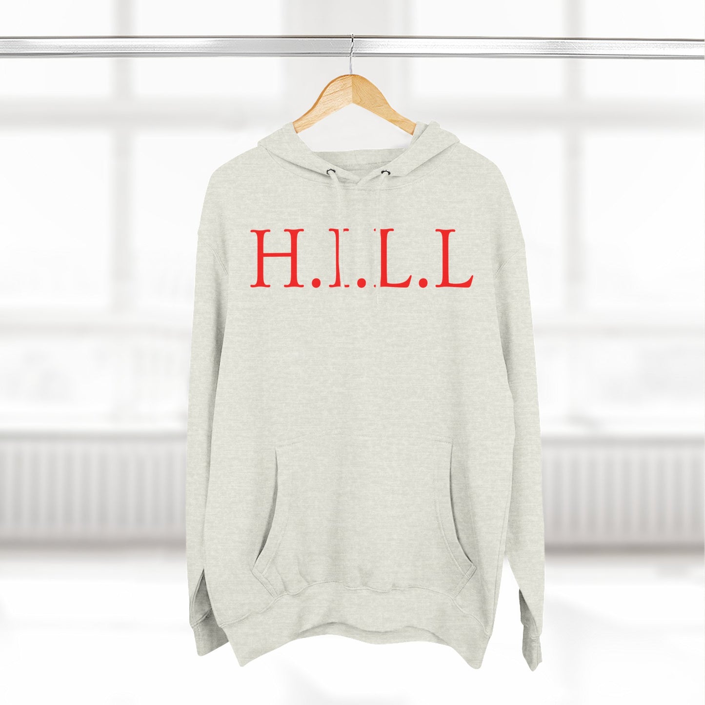 Hill Christian Red Words Hoodie