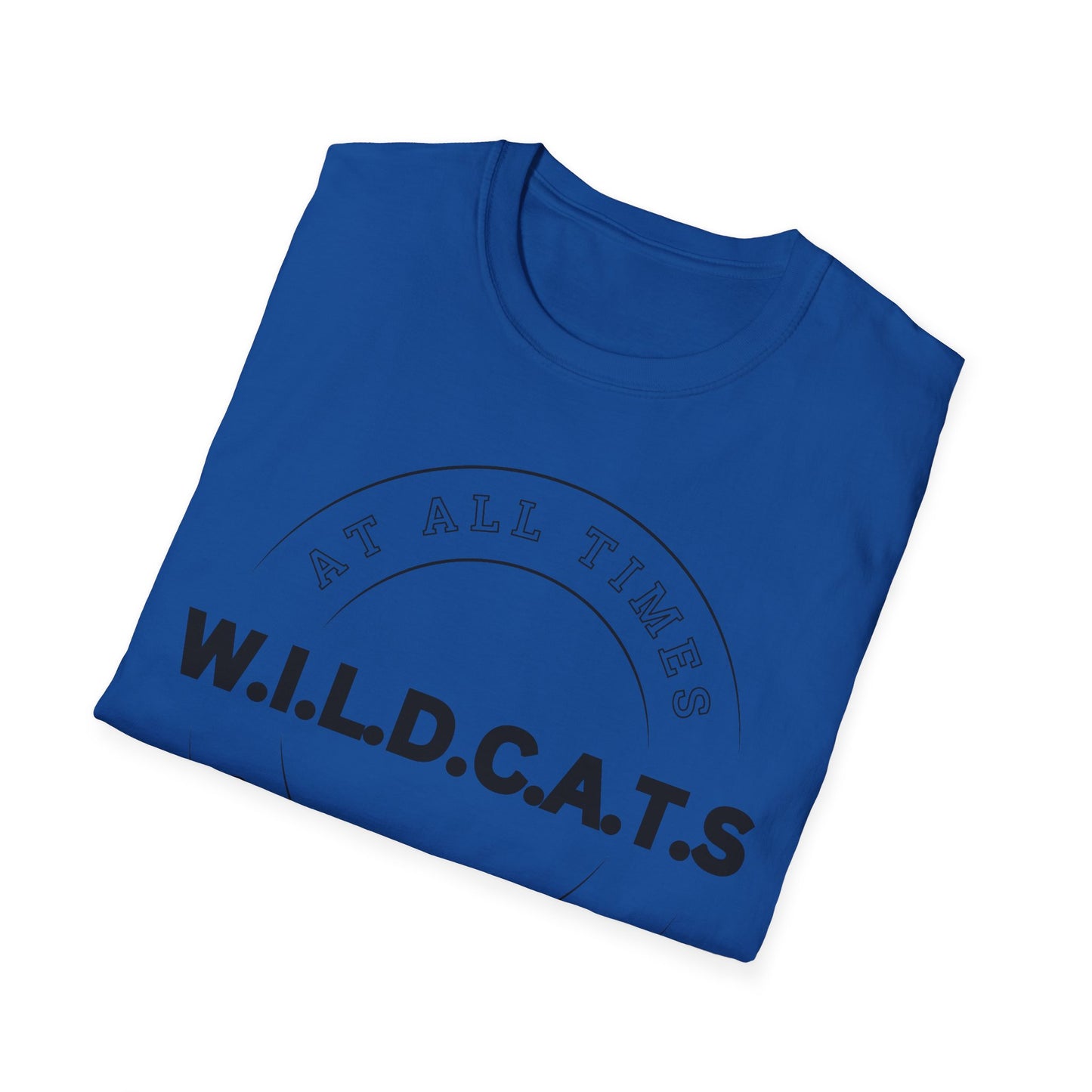 Wildcats Christian Black Letters & Picture