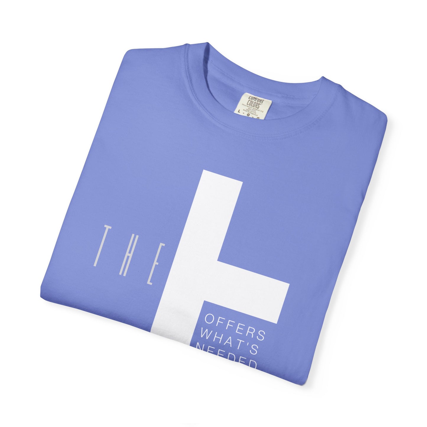 Adult T-Town Christian White Letters & Cross