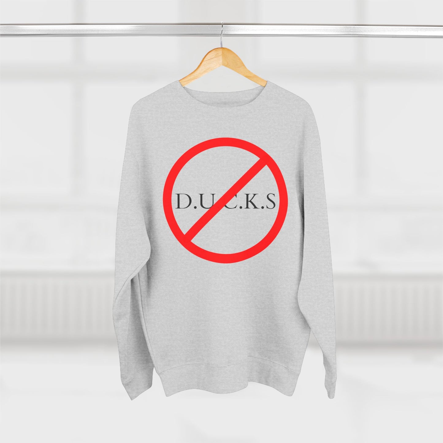 Adult DUCKS Christian Black Crewneck
