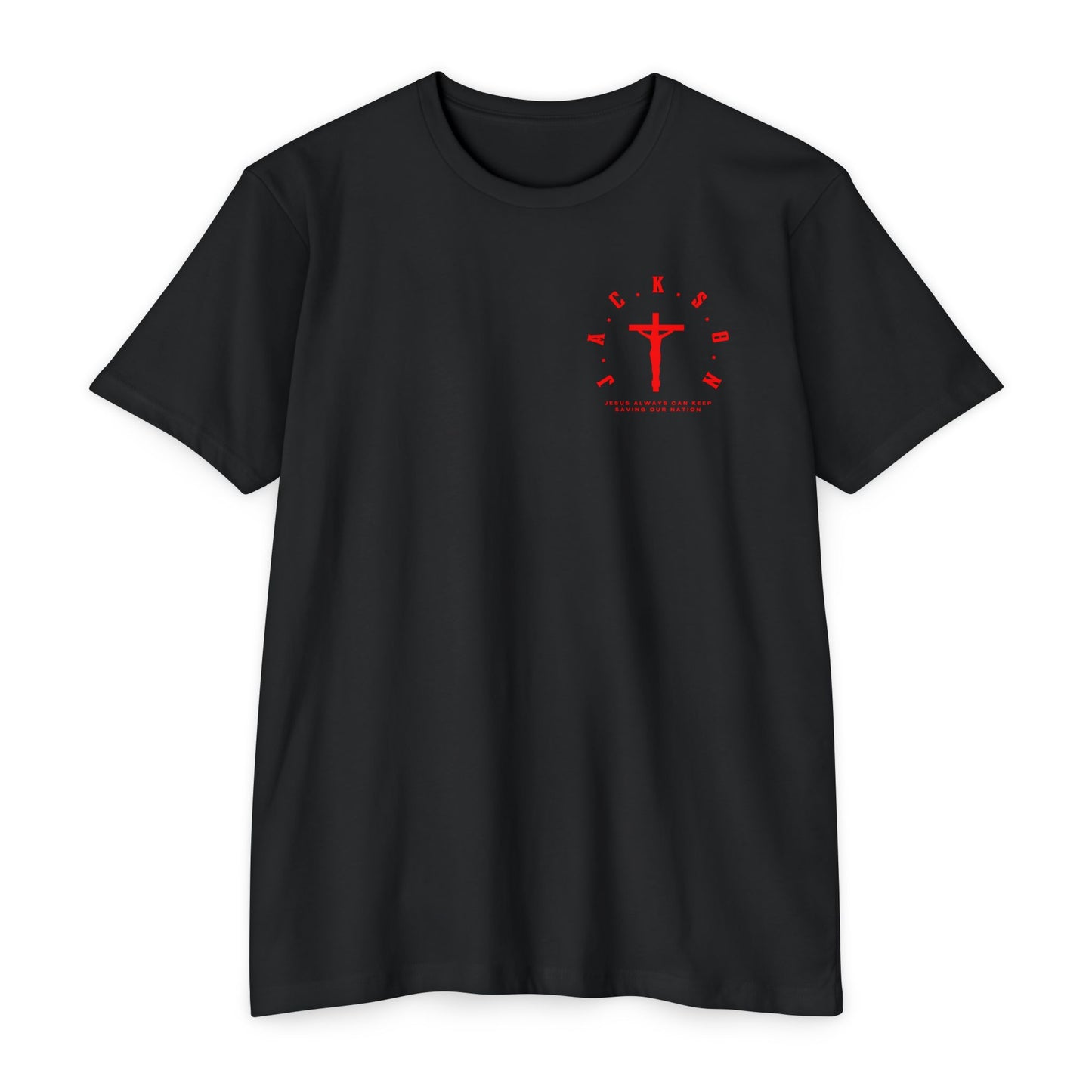 Jackson Red Cross & Letters Blended