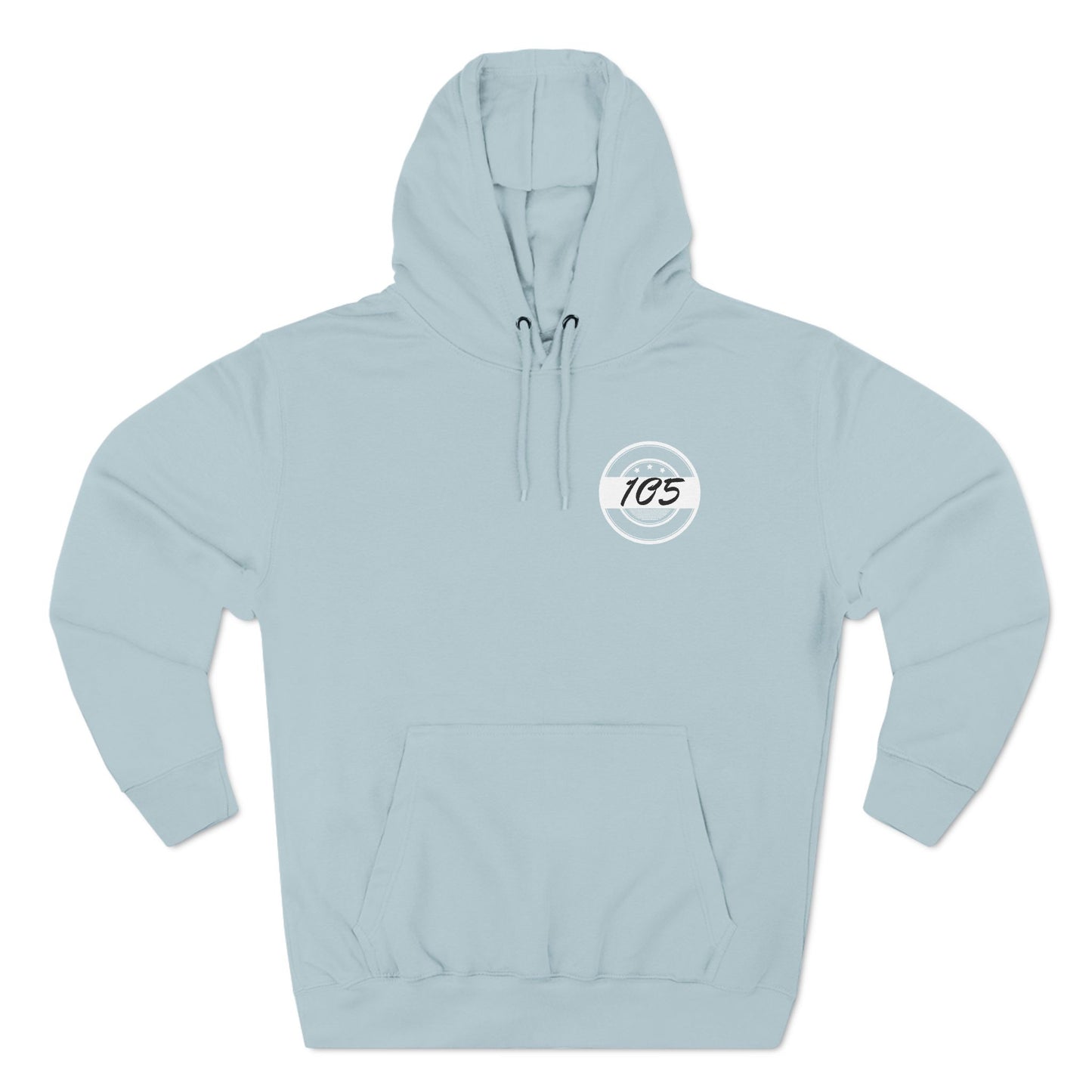 Adult 105 Christian White and Black Letters Hoodie