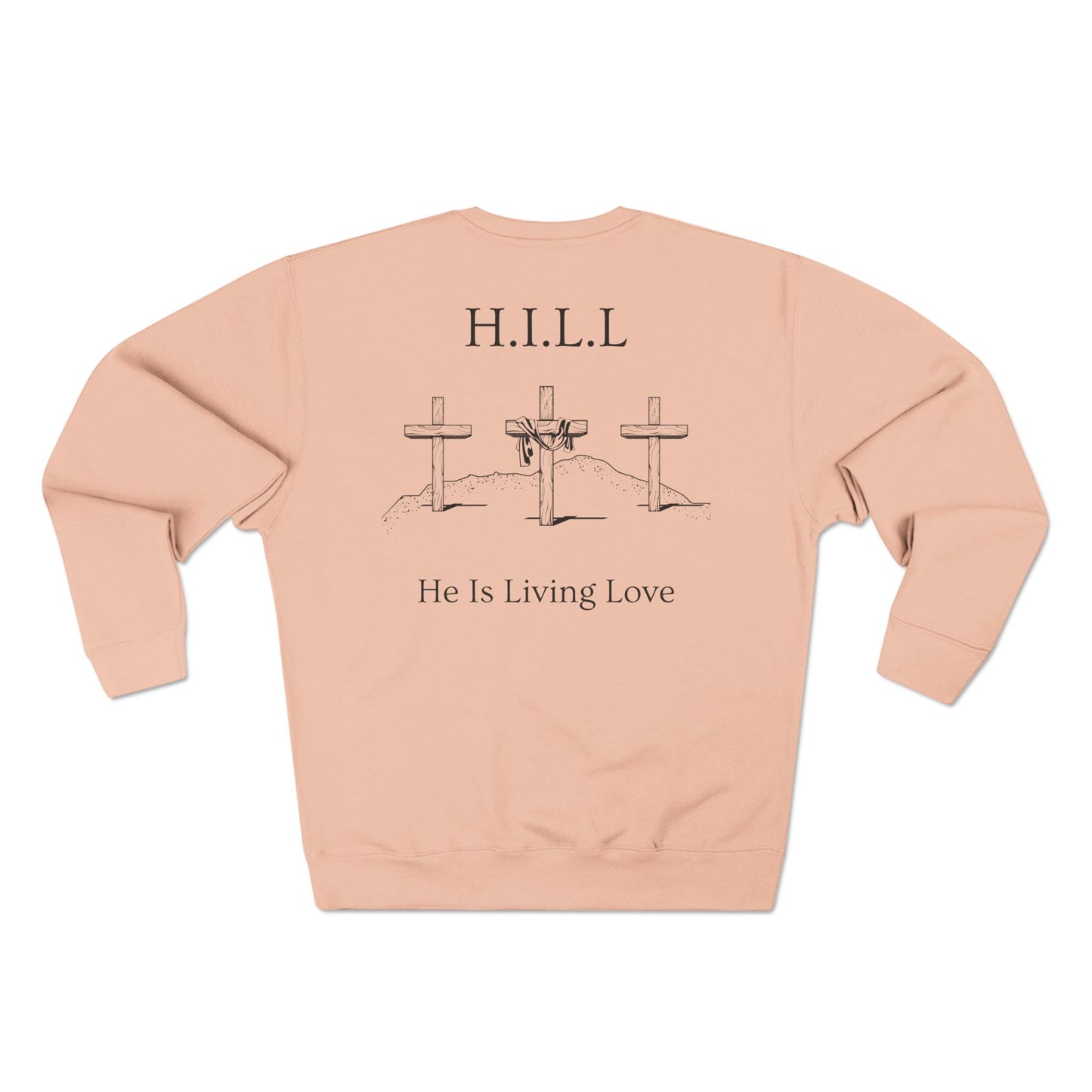 Hill Christian Black Words Crewneck