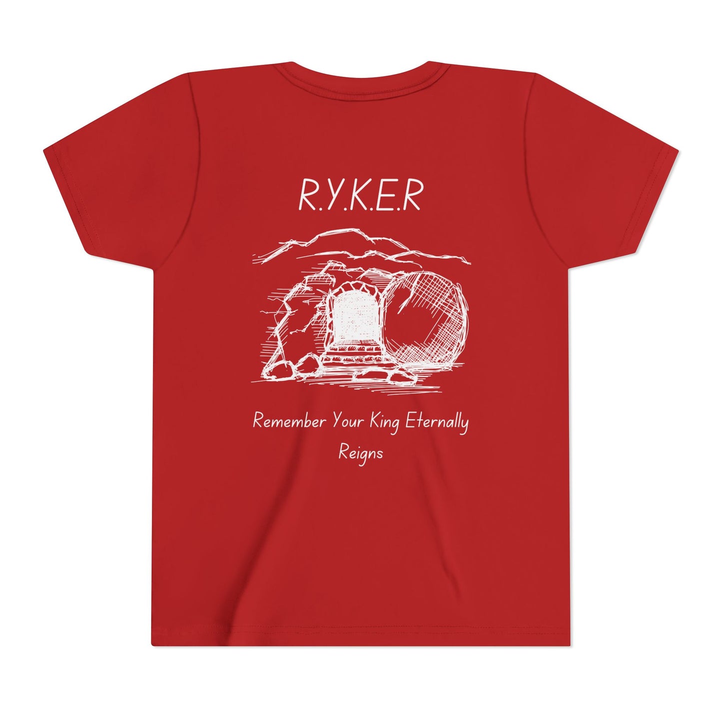 Youth RYKER Christian White Letters