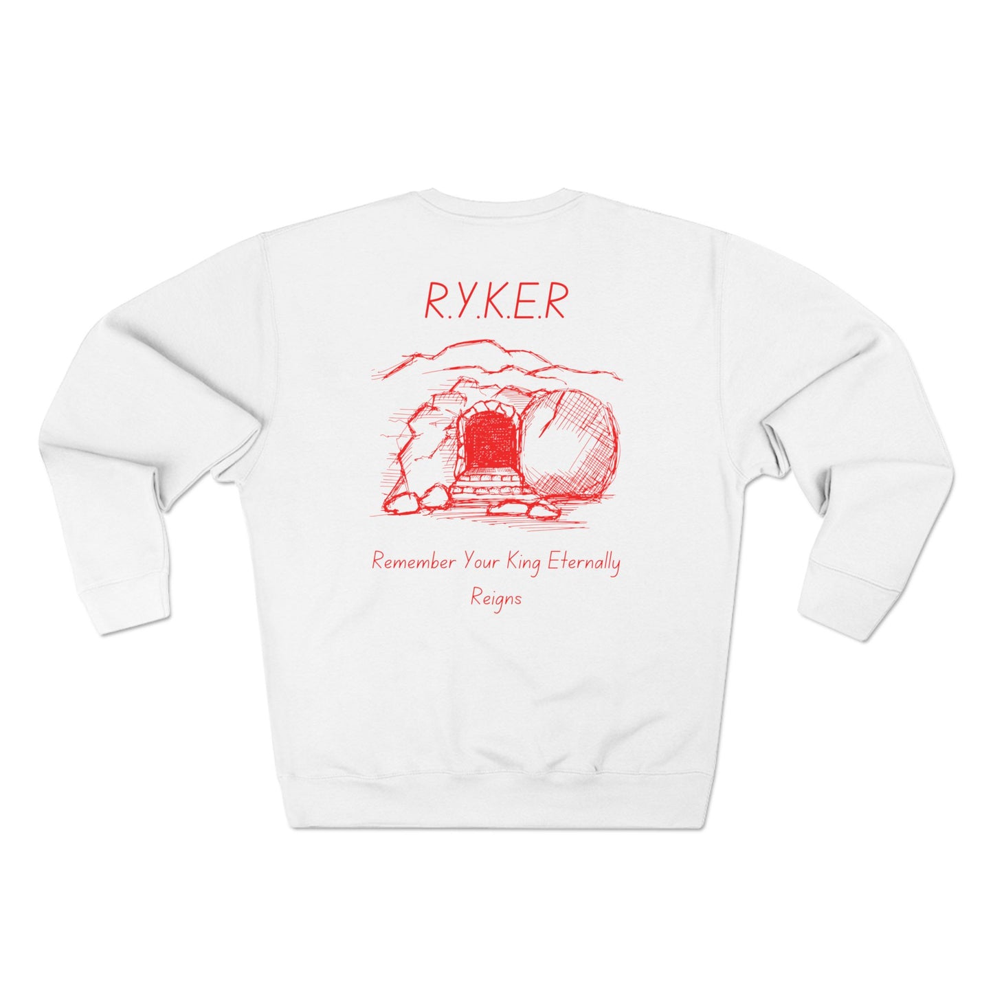 RYKER Christian Red Letters Crewneck