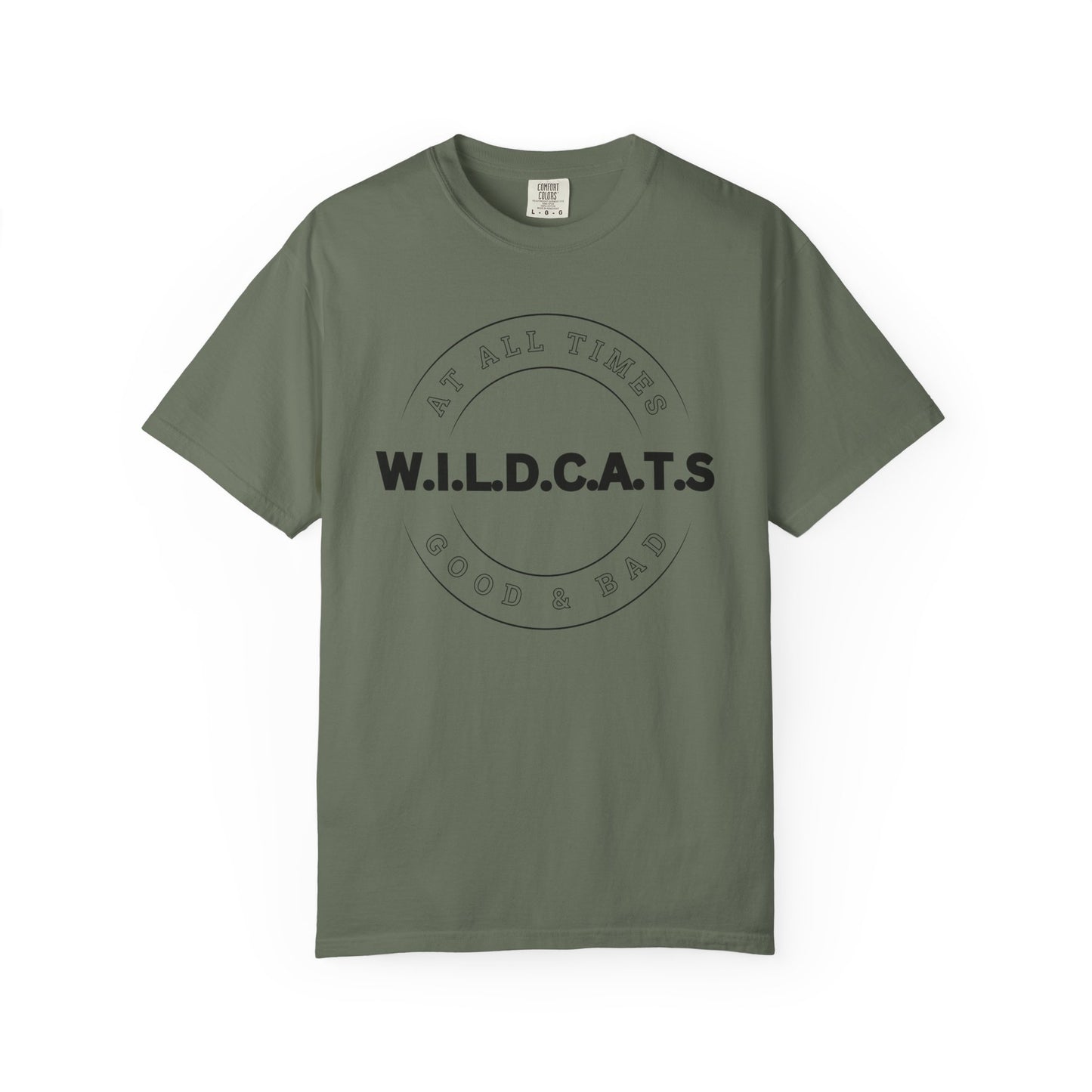 Wildcats Christian Black Letters & Picture