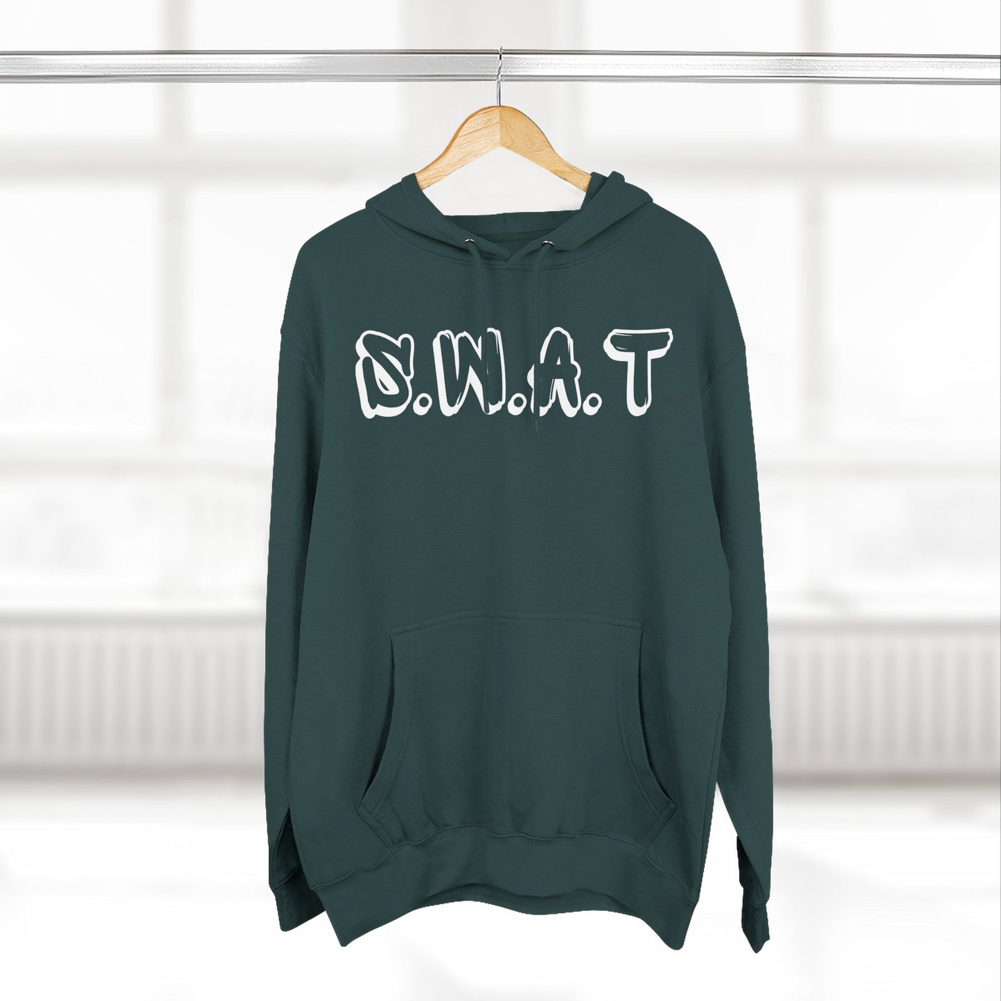 Swat Christian White Words Hoodie