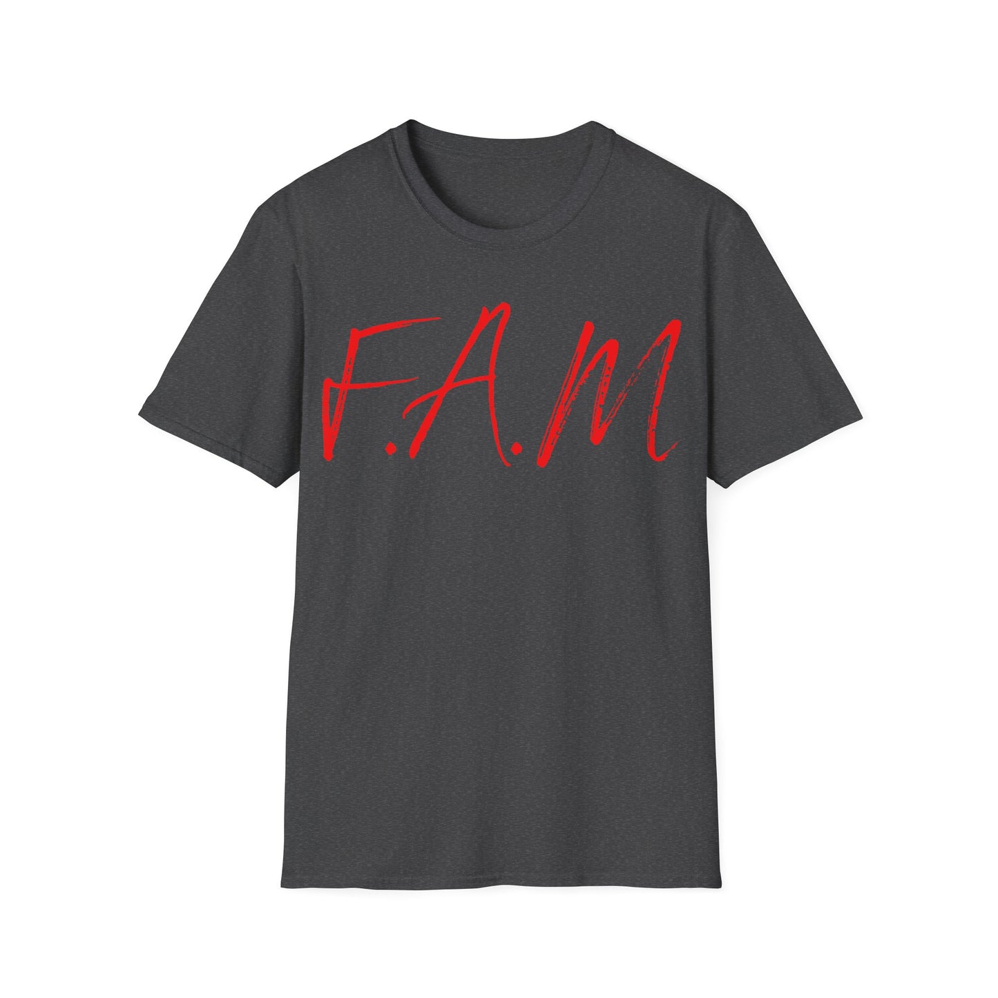Fam Christian Red Letters & Image
