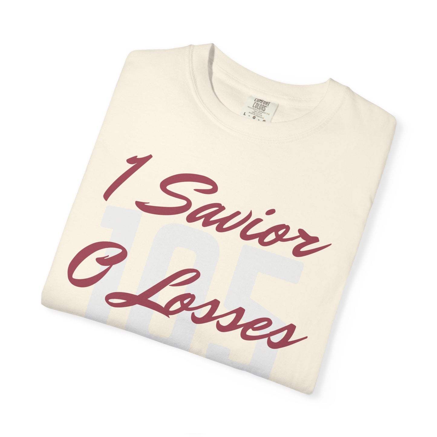 Adult 105 Christian Marron and White Letters