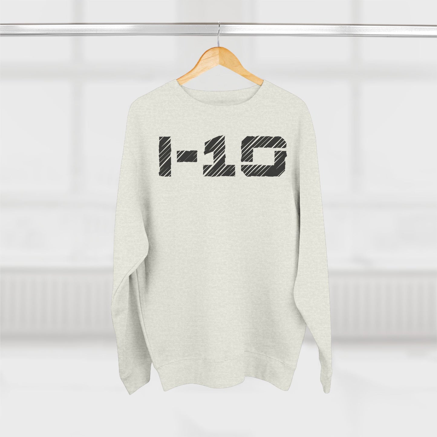 I-10 Christian Black Words Crewneck