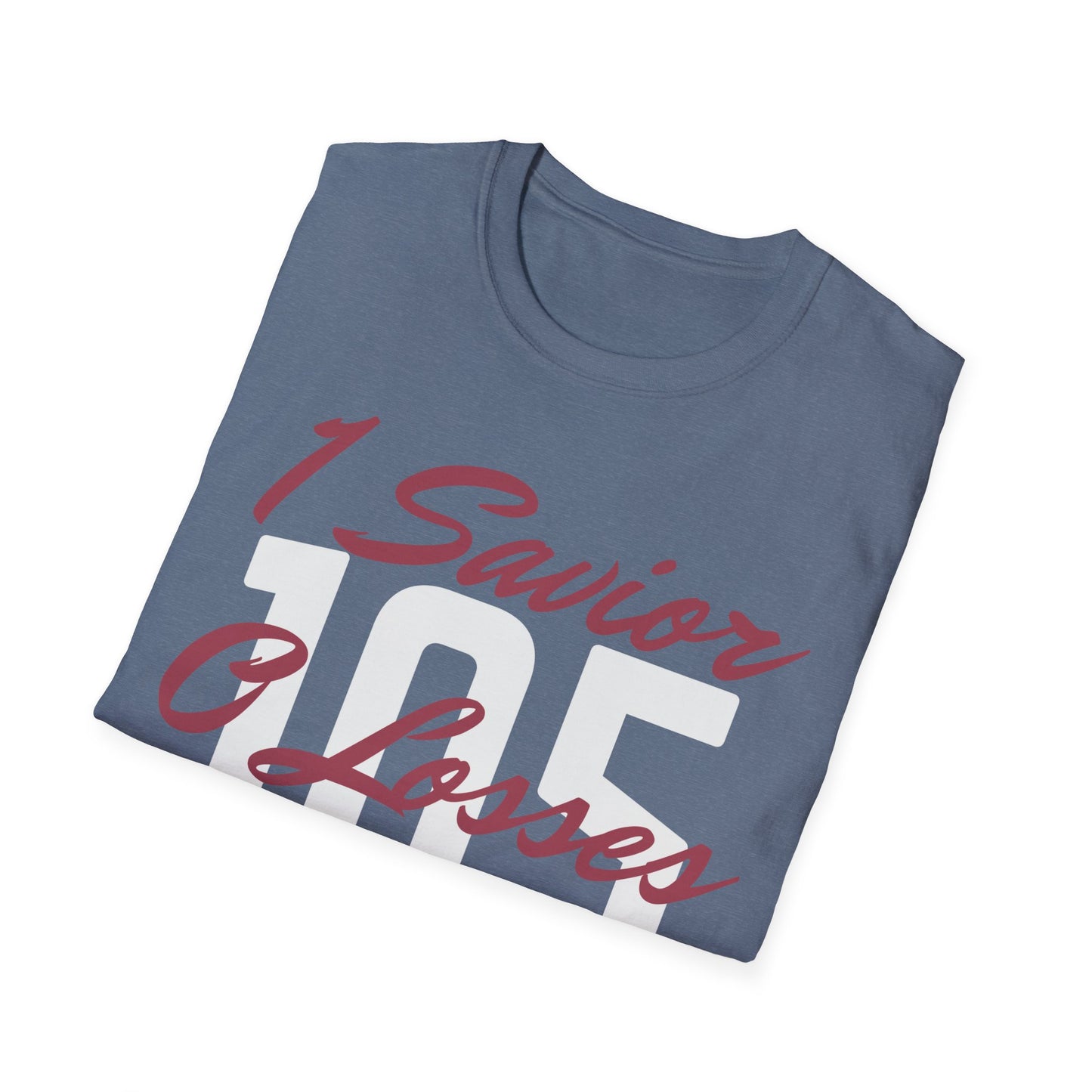 Adult 105 Christian Marron and White Letters