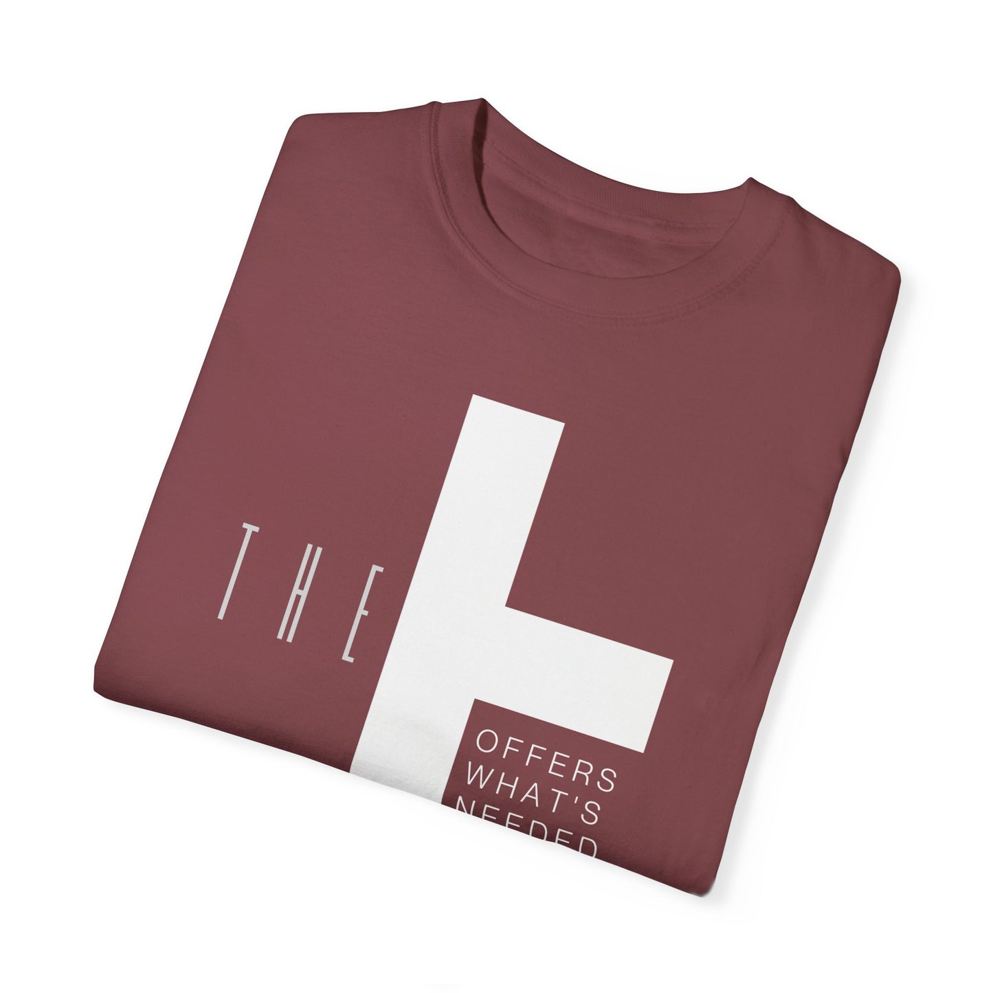 Adult T-Town Christian White Letters & Cross